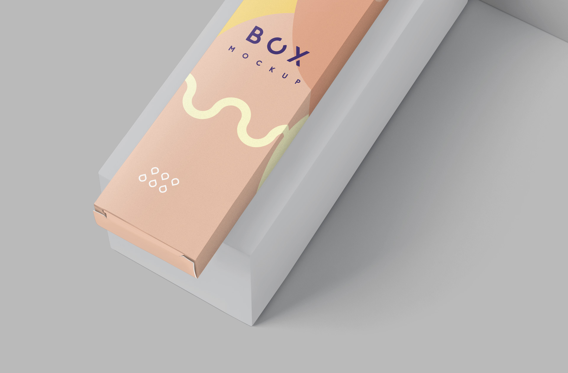 cardboard box mock-up
