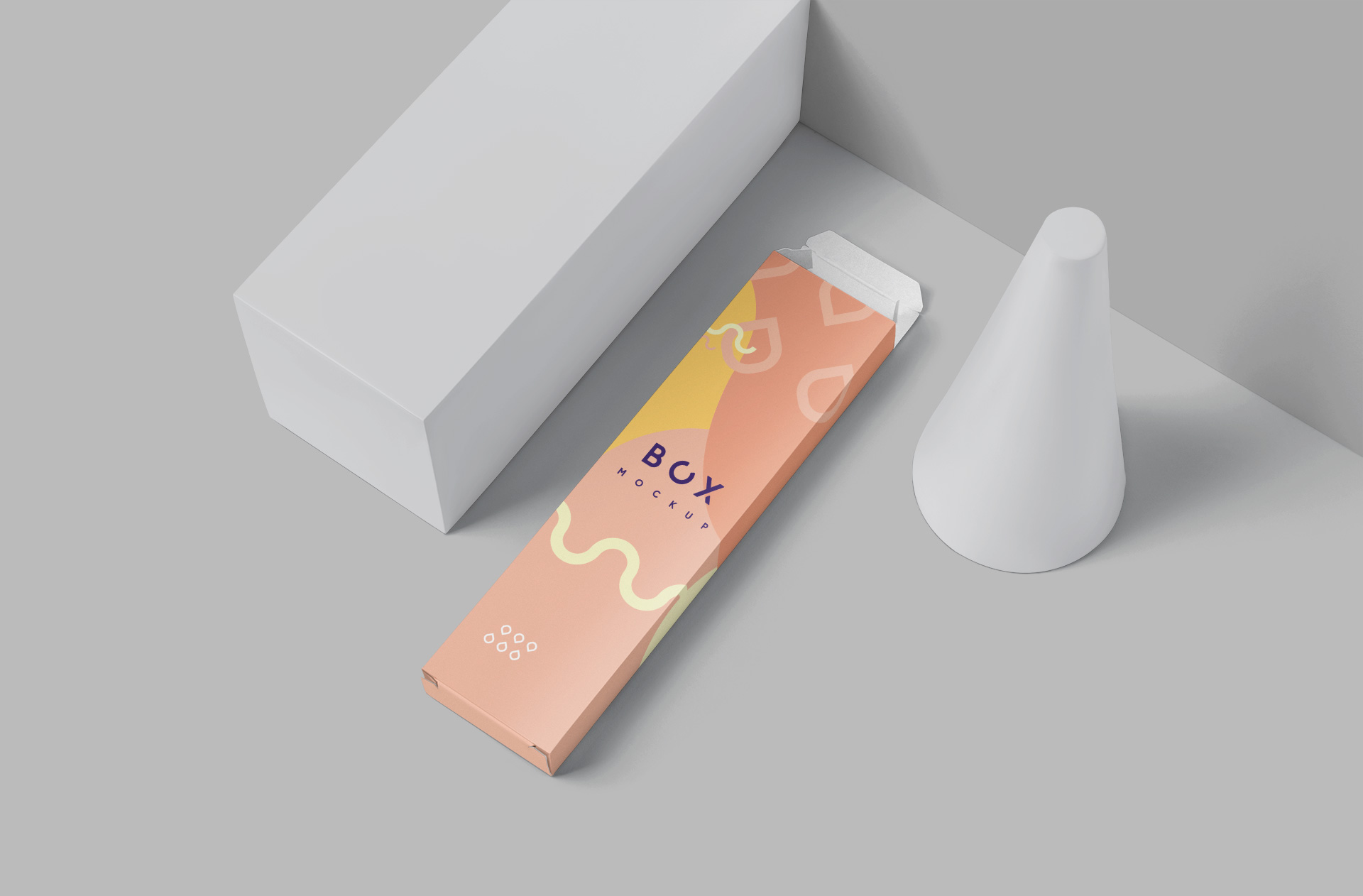Premium Tall Box Mockup for Retail & Product Branding