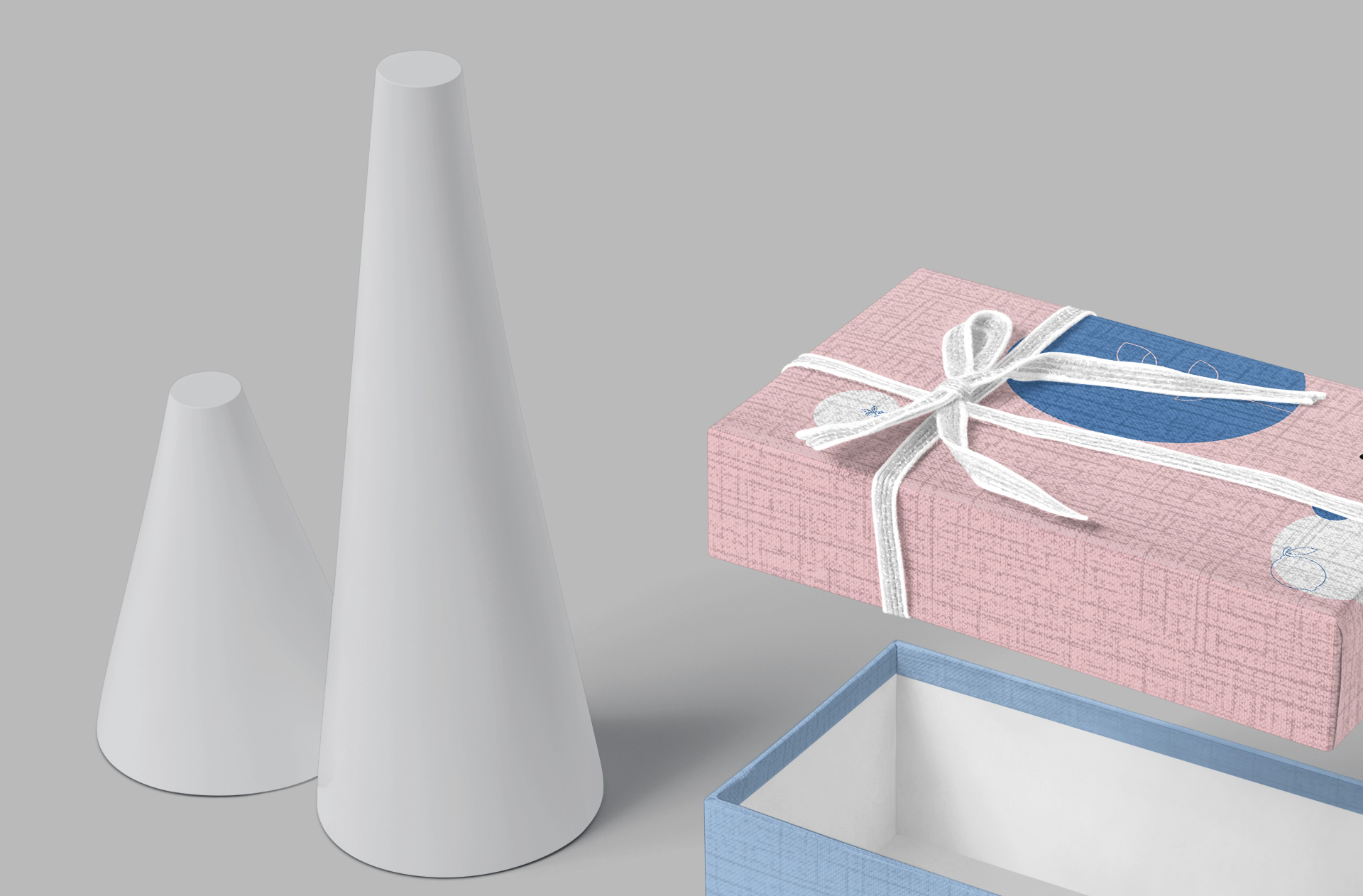 box packaging mock-up
