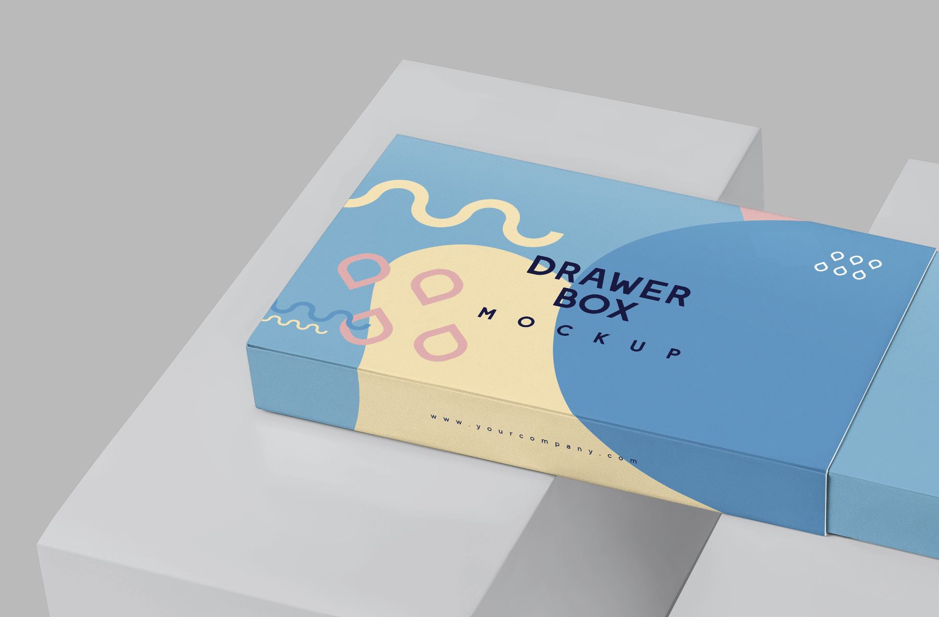 branded drawer box template