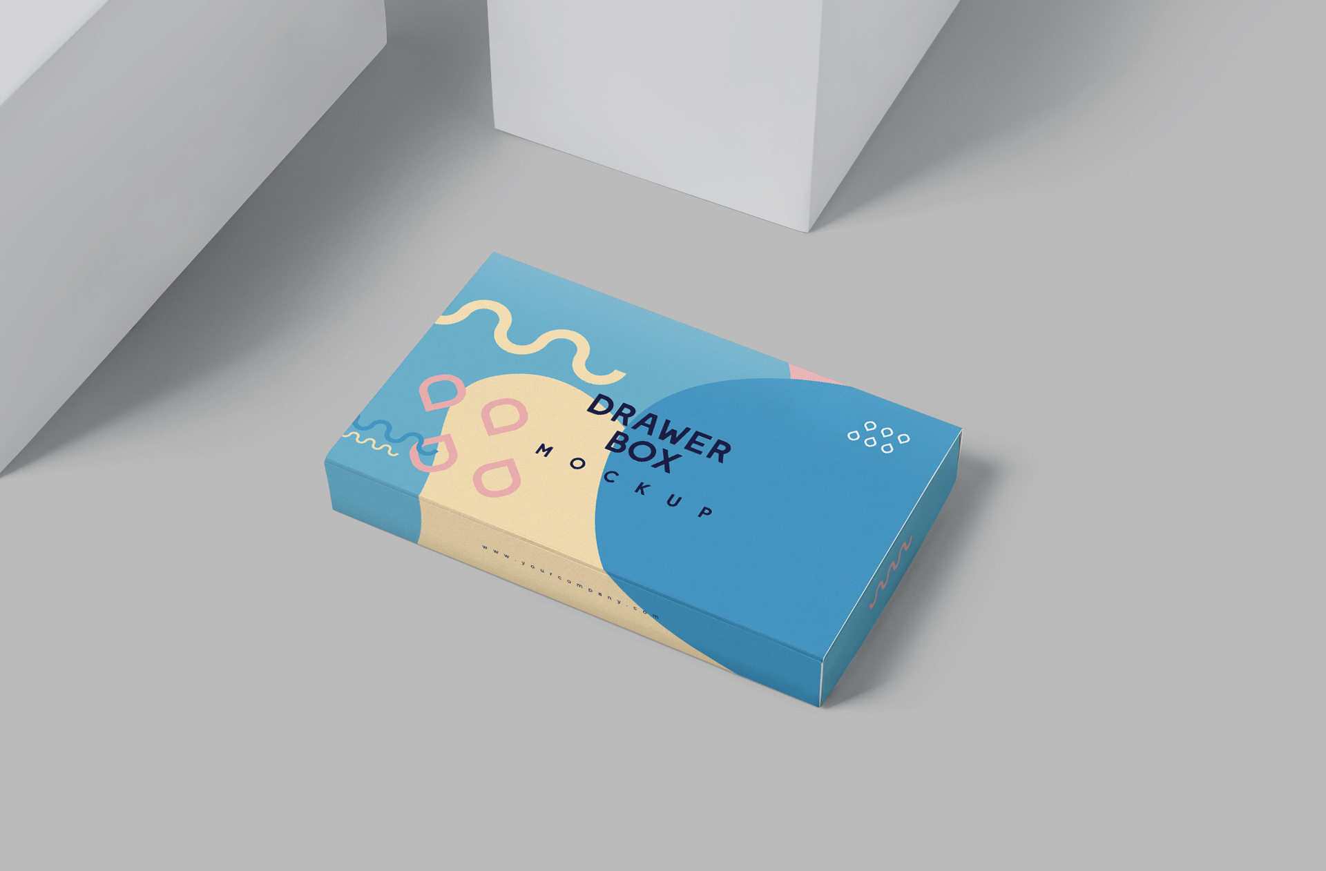Elegant Drawer Box Packaging Mockup – High-Quality