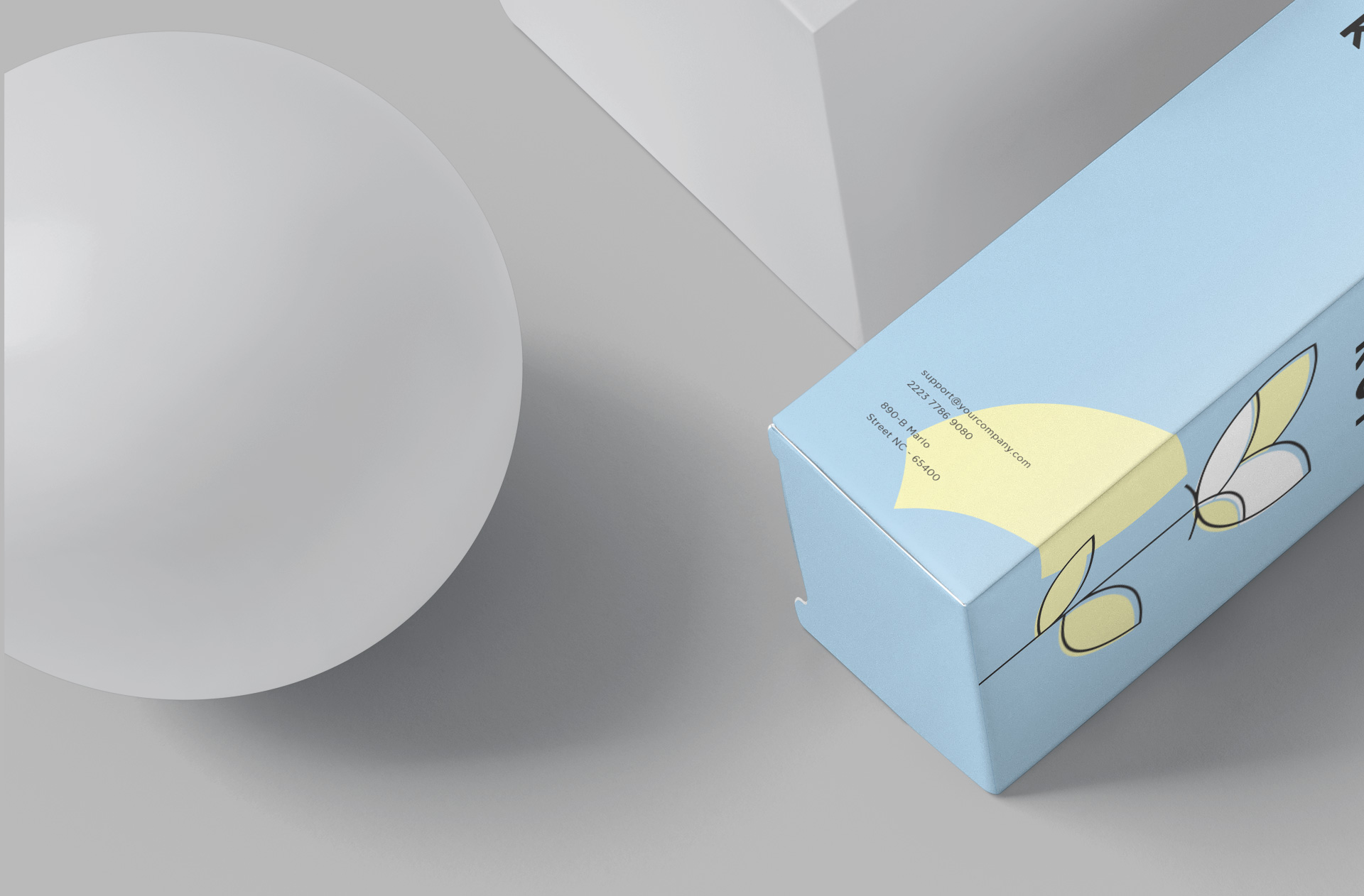 elegant packaging mockup