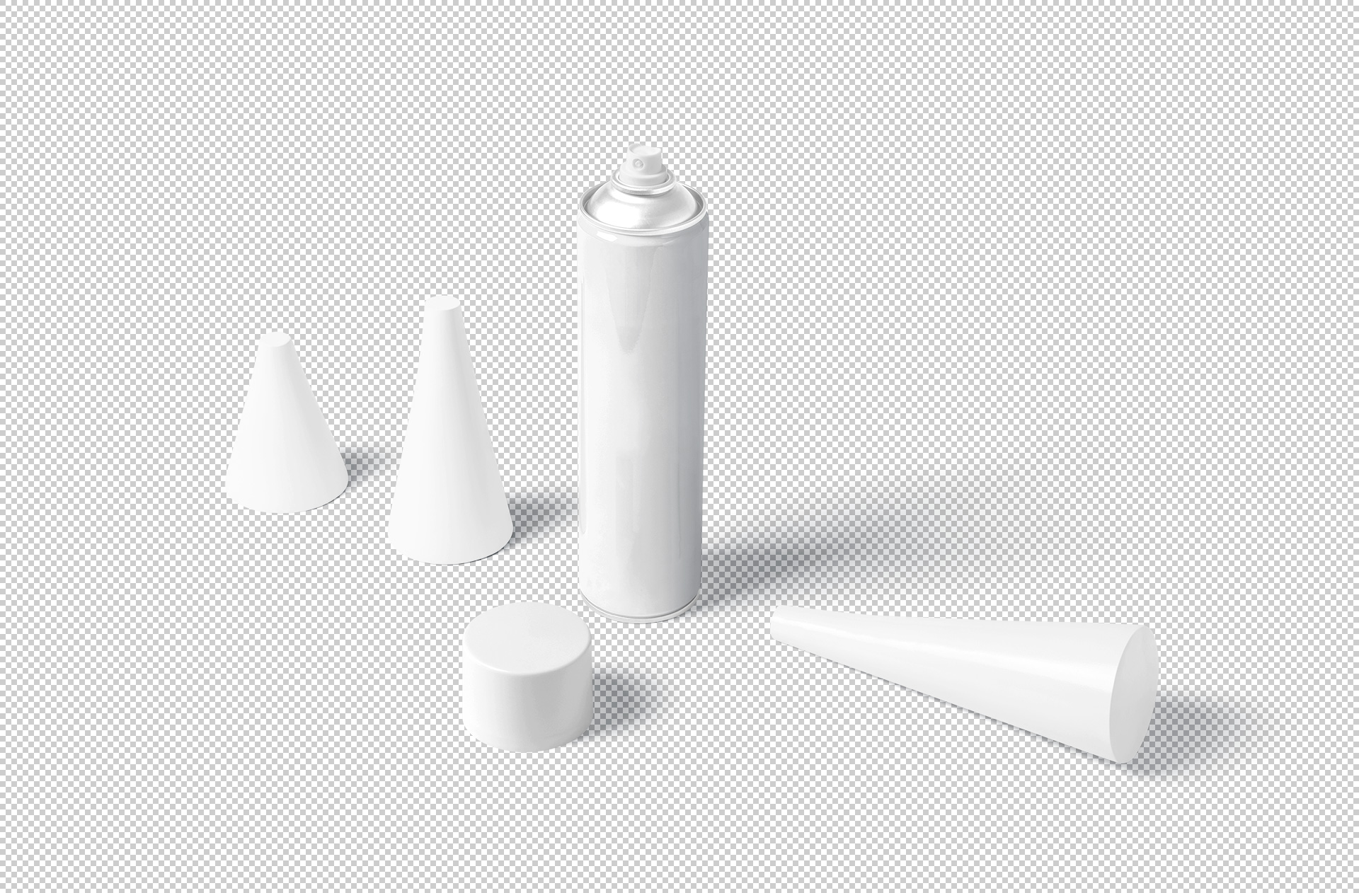 aerosol packaging psd