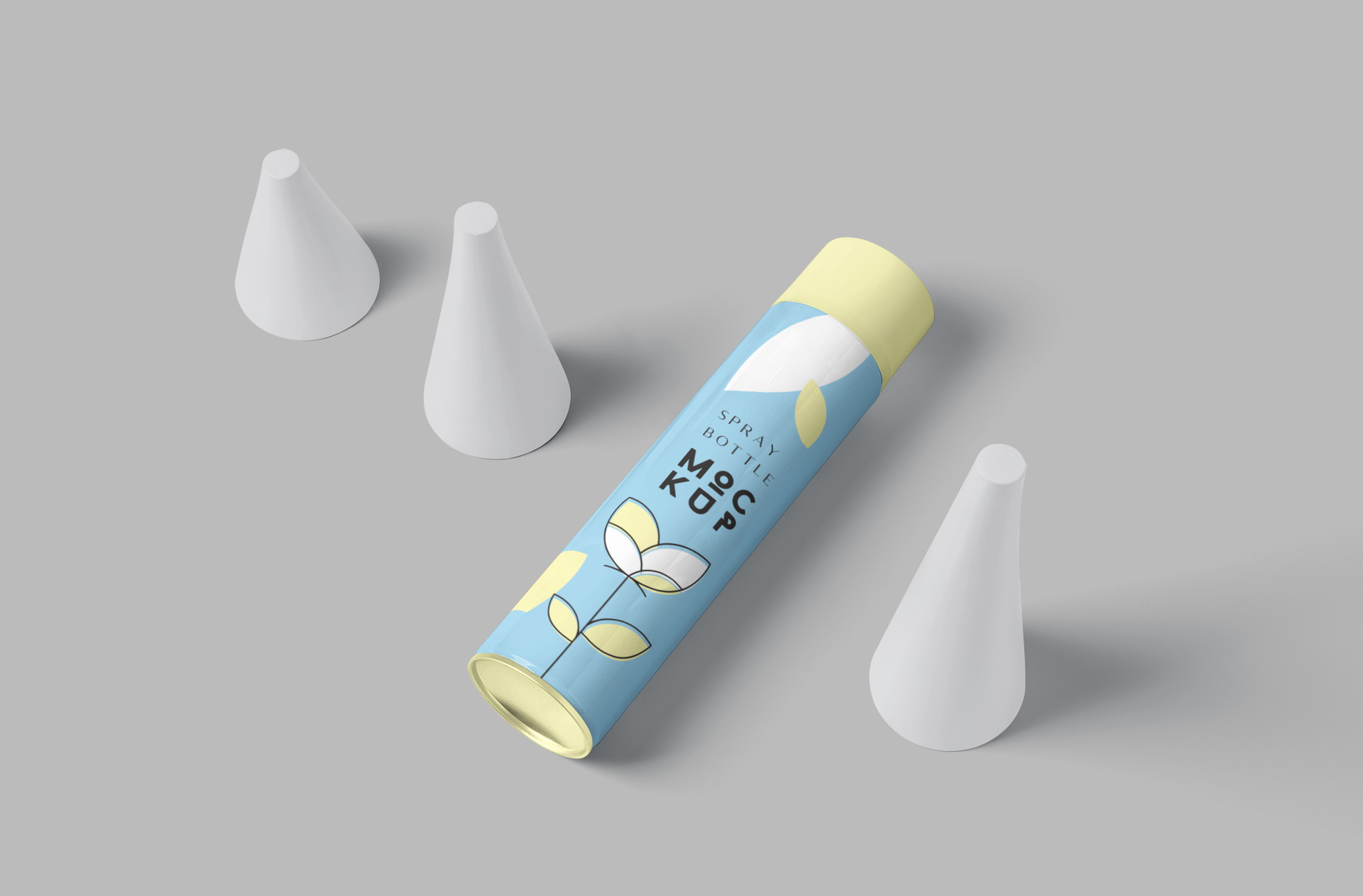 Luxury Spray Bottle Mockup – Photorealistic Design