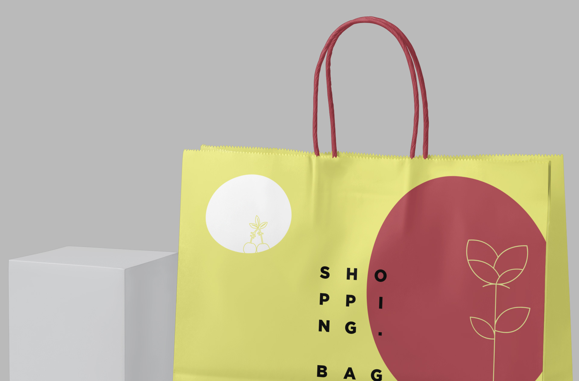 bag branding template
