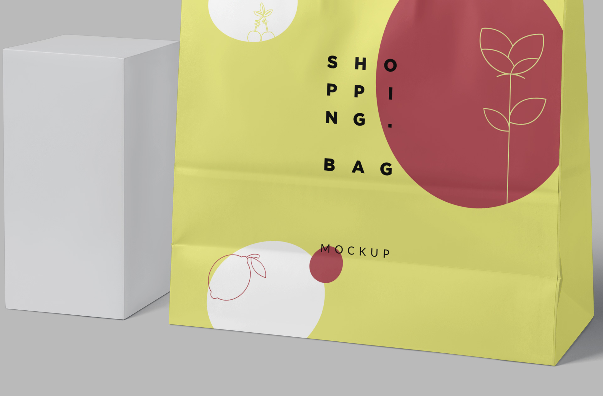bag branding template