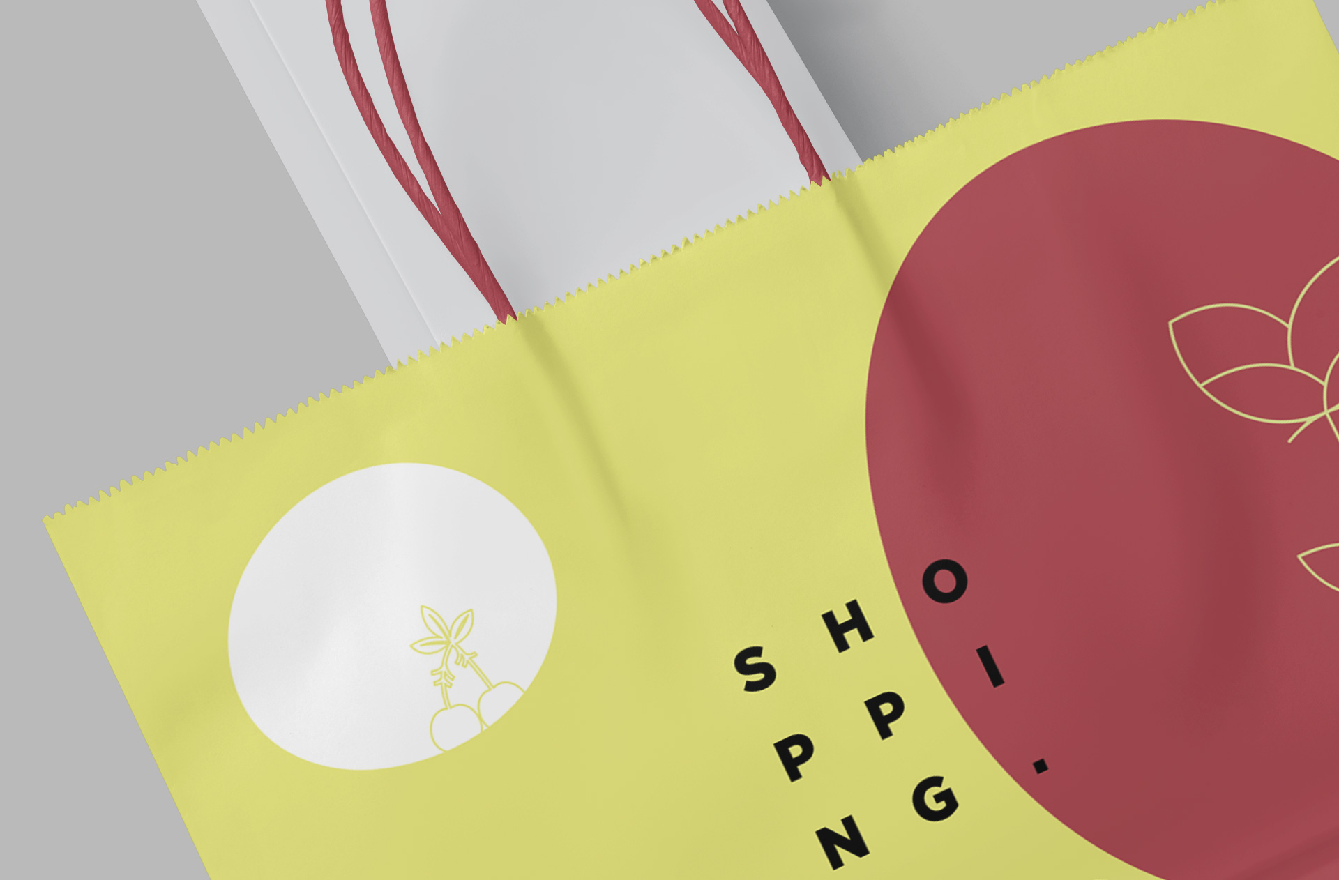 bag branding template