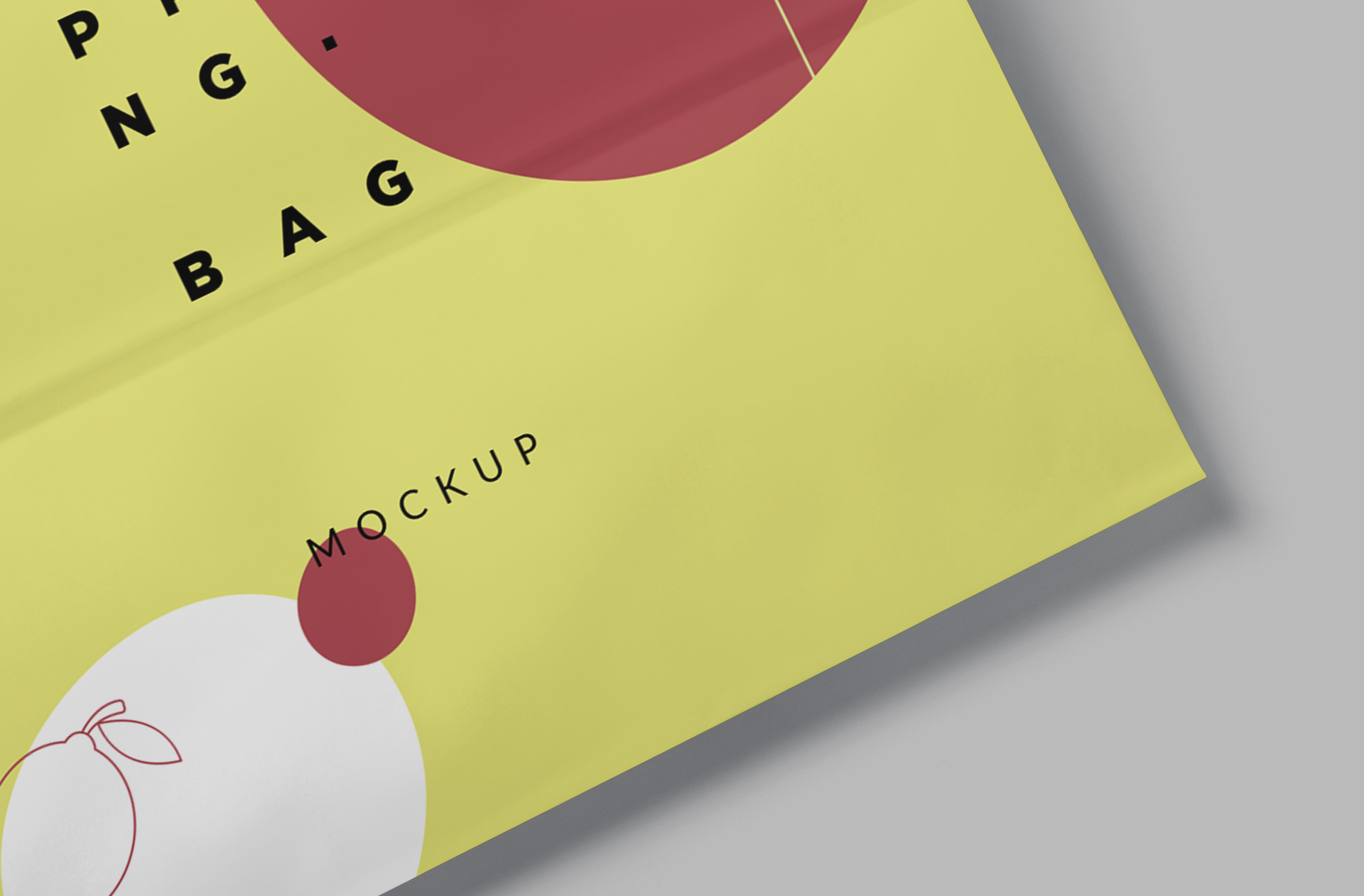 bag branding template