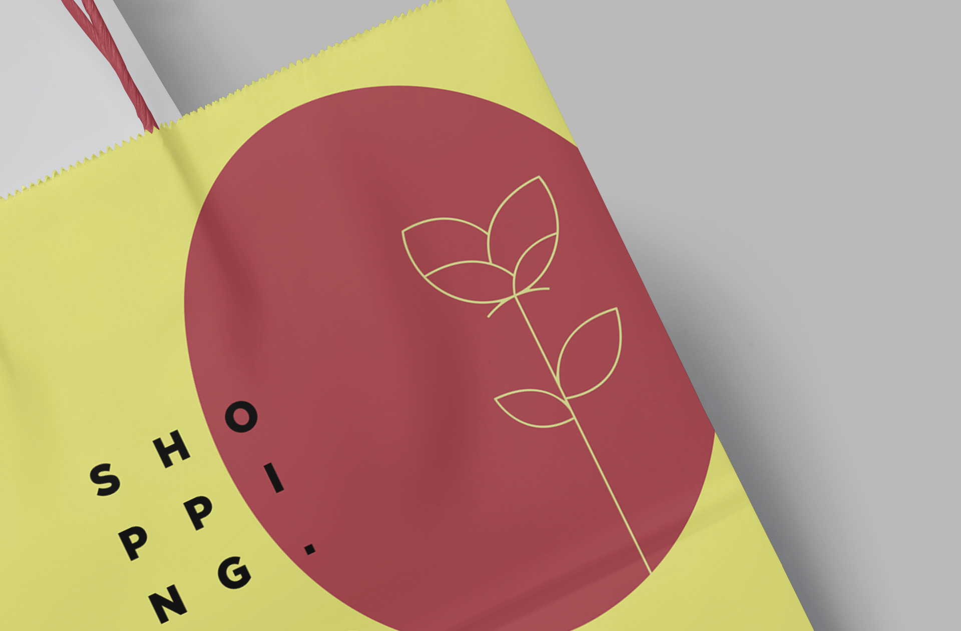 bag branding template
