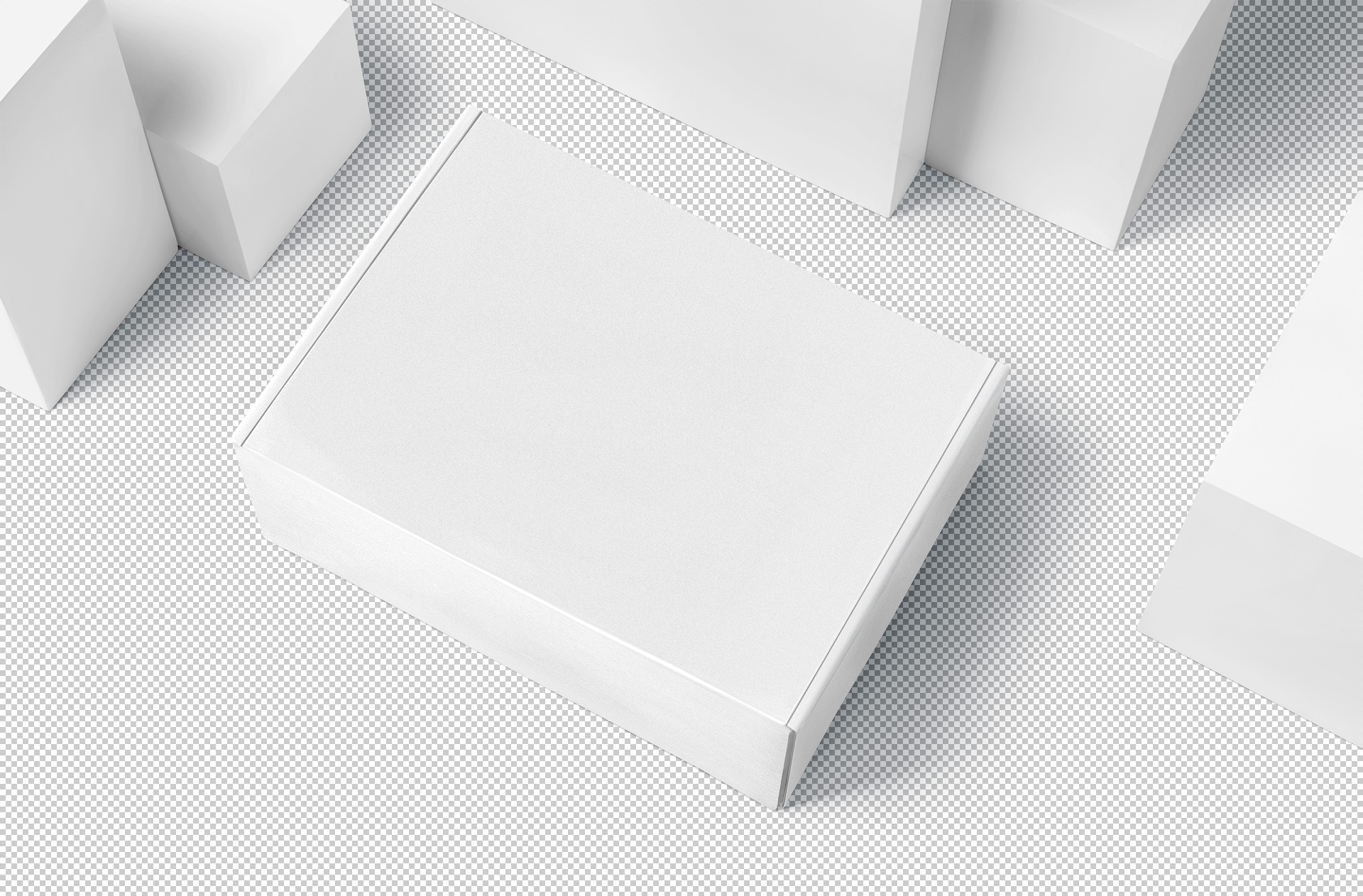 carton packaging mock-up