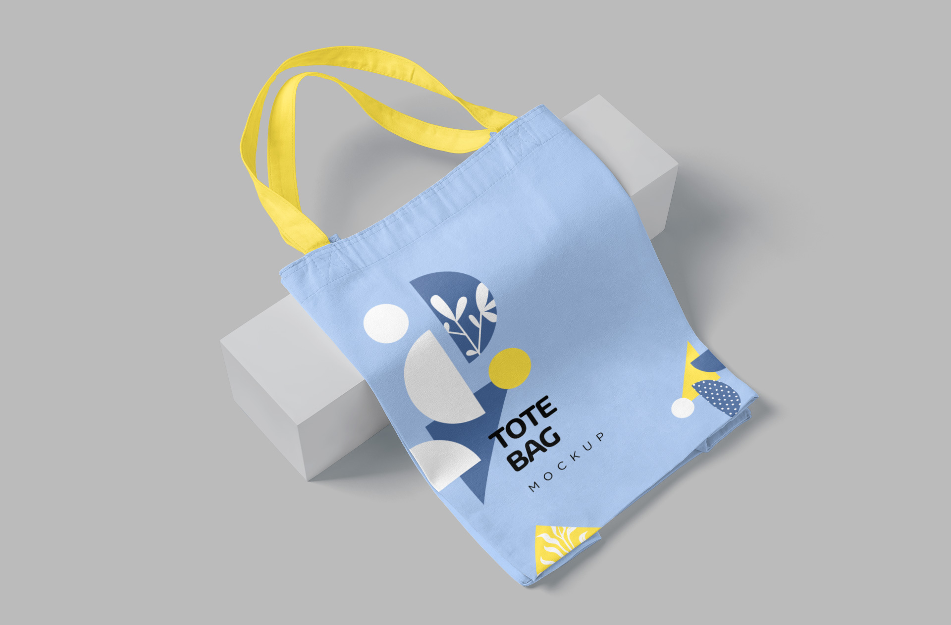 Minimalist Canvas Tote Bag Mockup with Custom Design