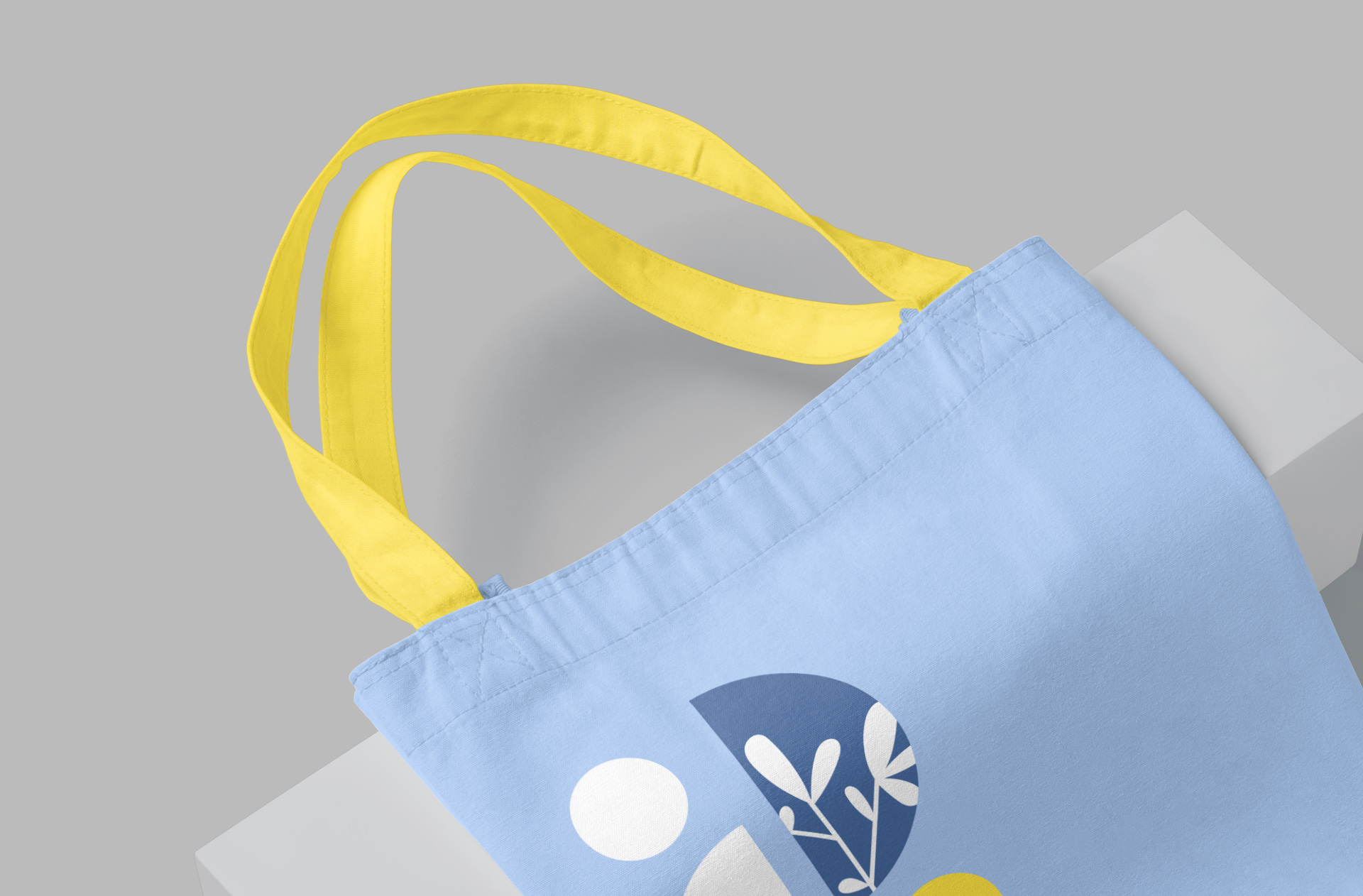 canvas tote bag mock-up