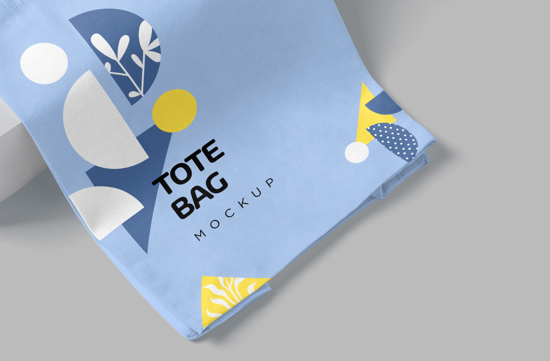 canvas tote bag mock-up