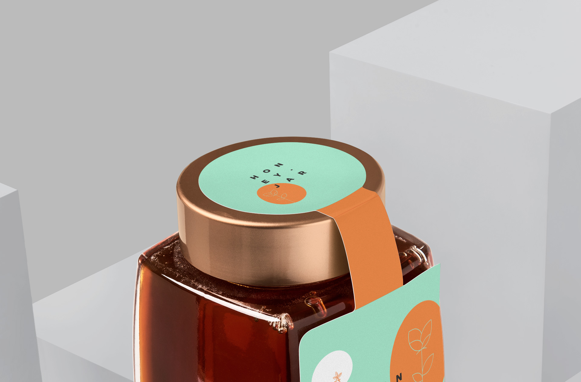 customizable glass jar
