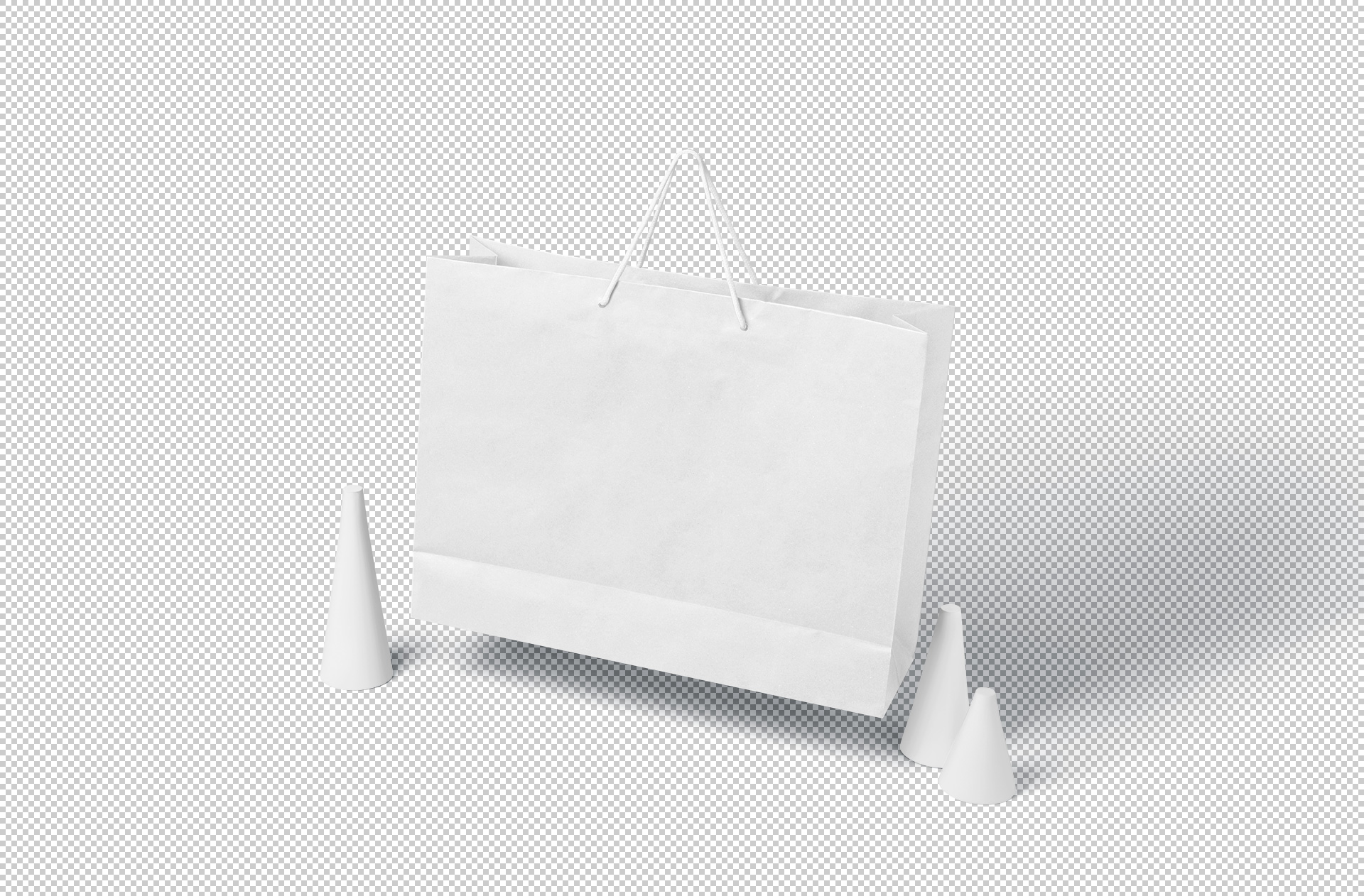 advertising bag mockup