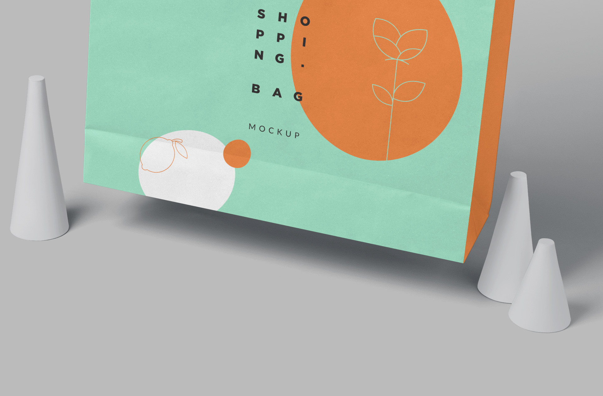 advertising bag mockup