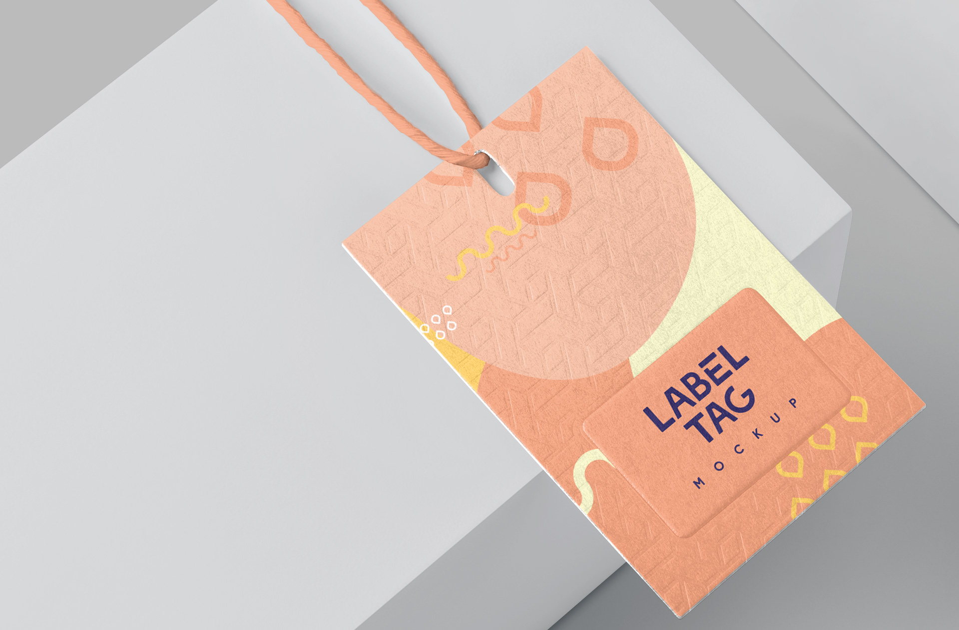 branding tag mockup
