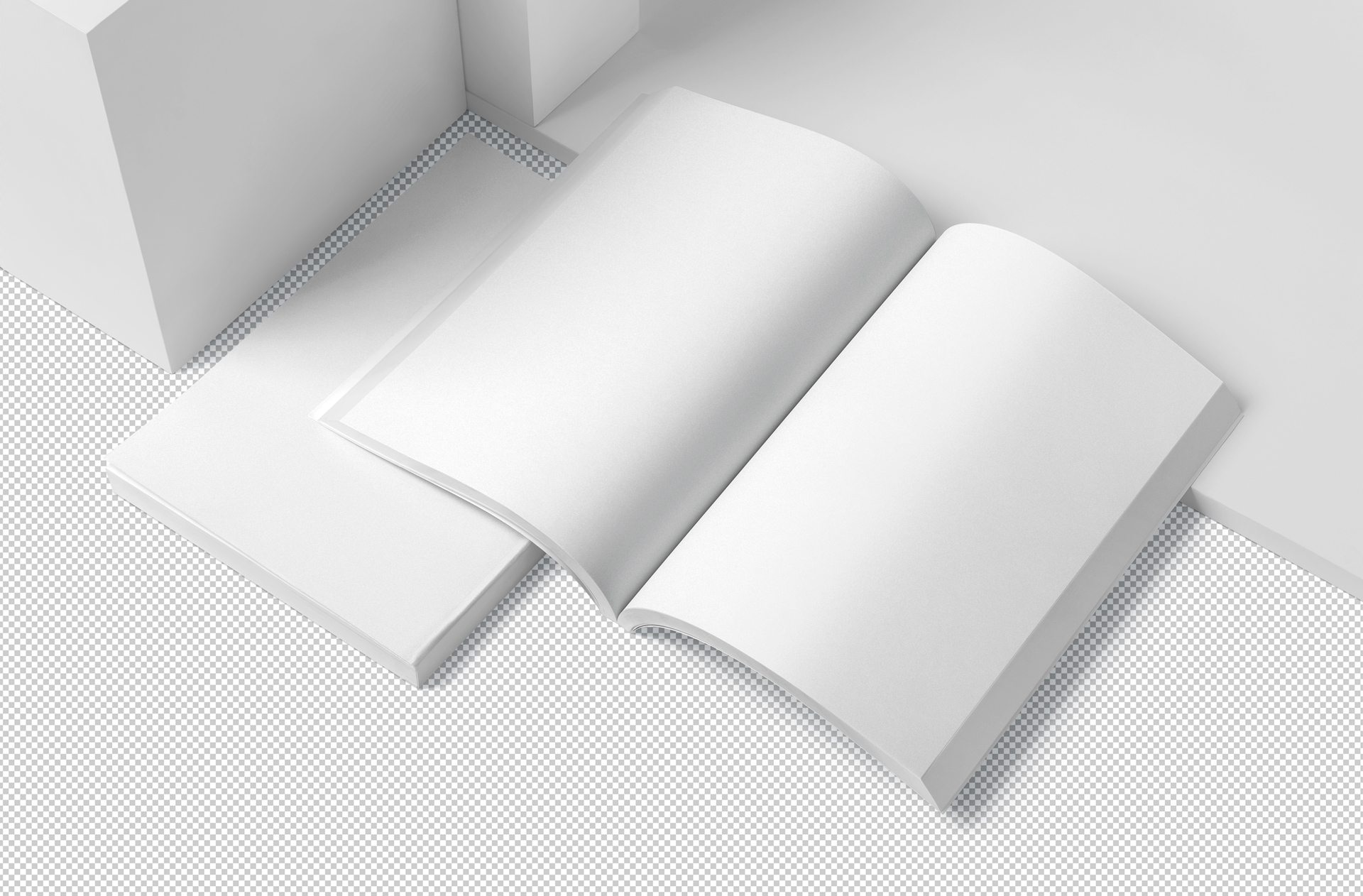 A4 book mockup