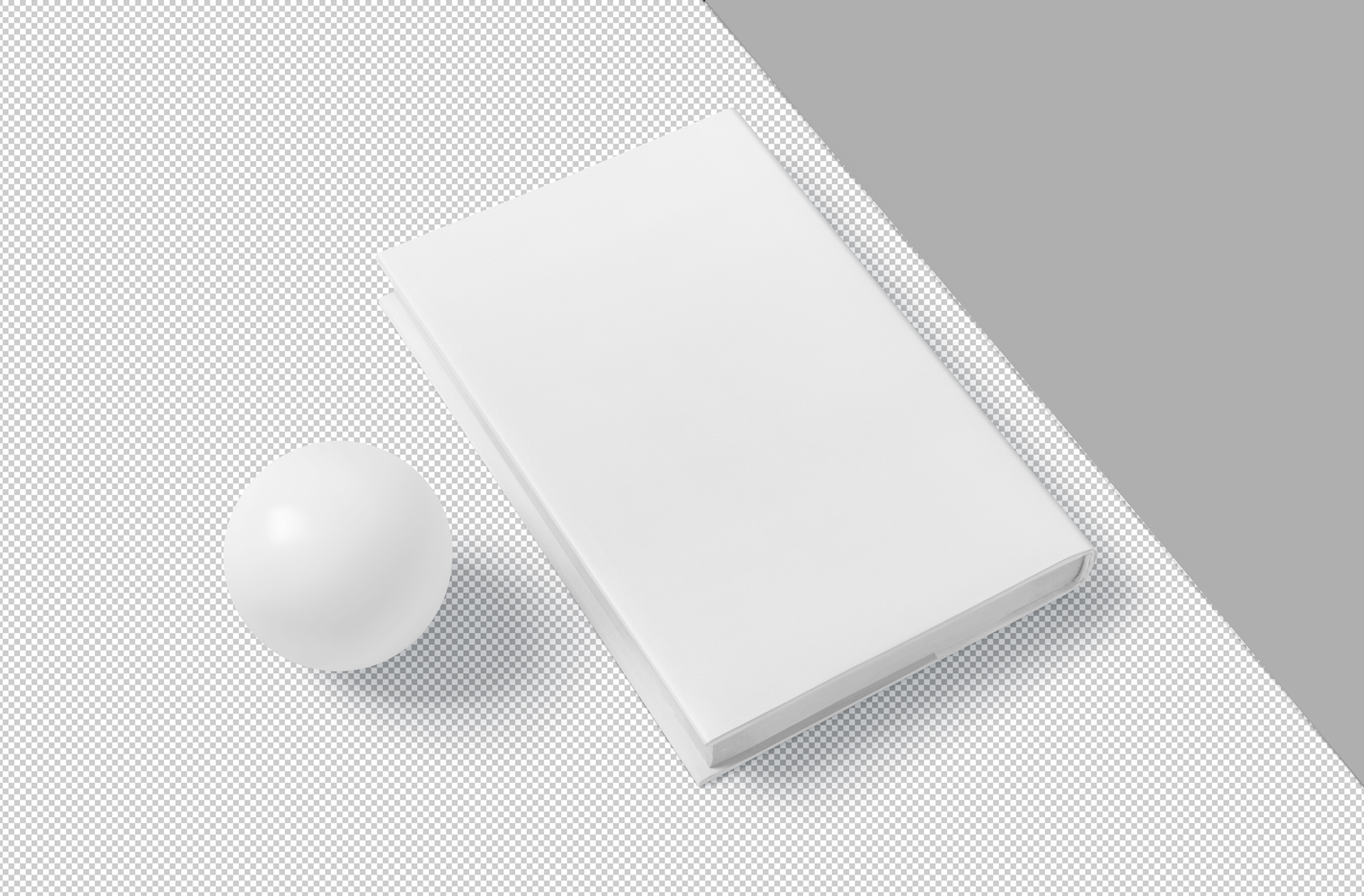 A4 book mockup