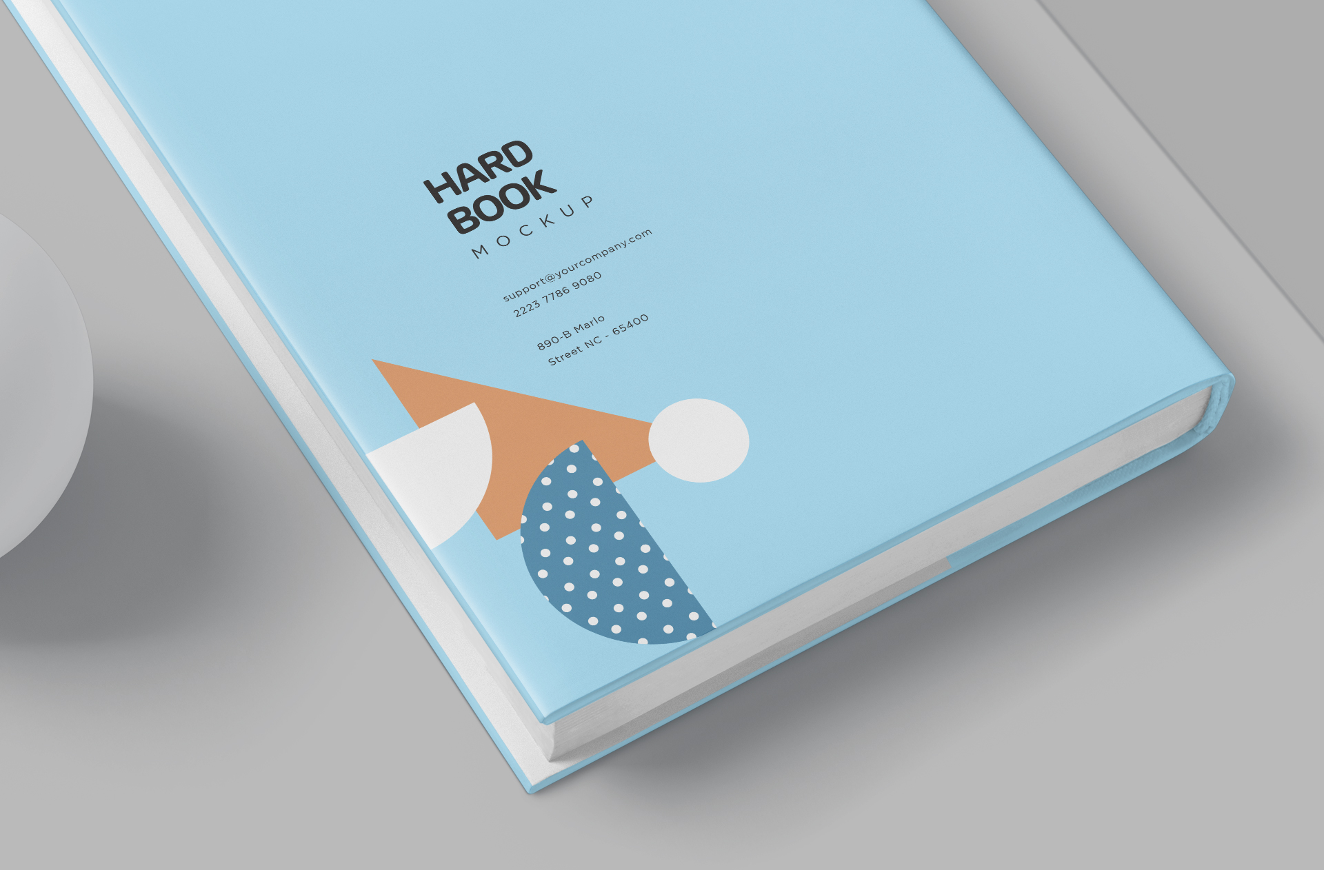 A4 book mockup