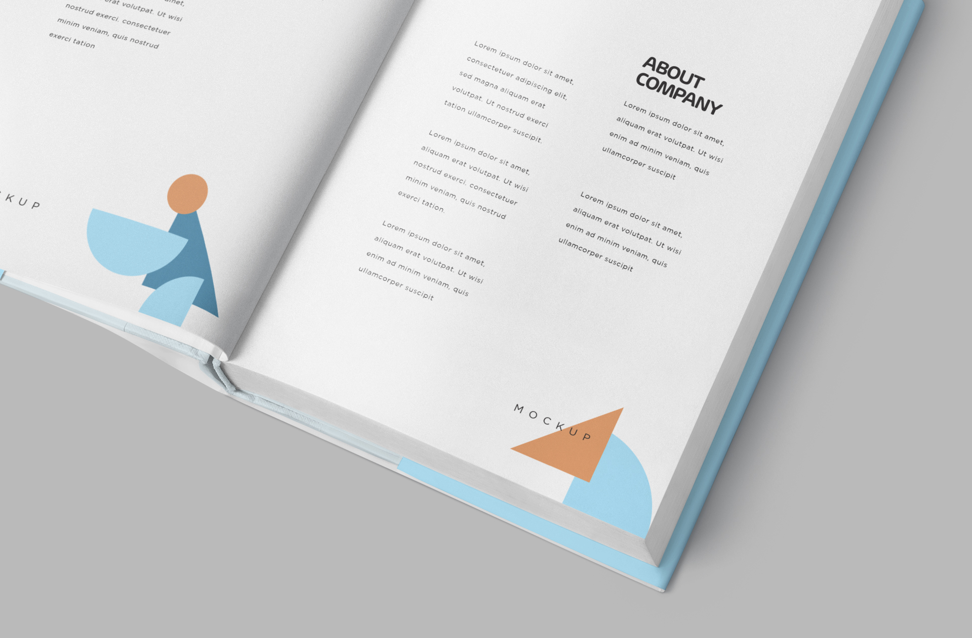 A4 book PSD