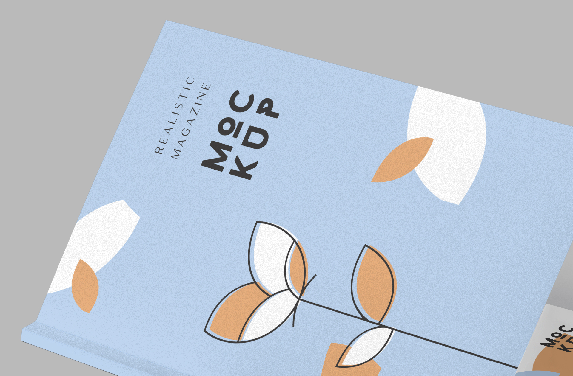 A4 magazine PSD