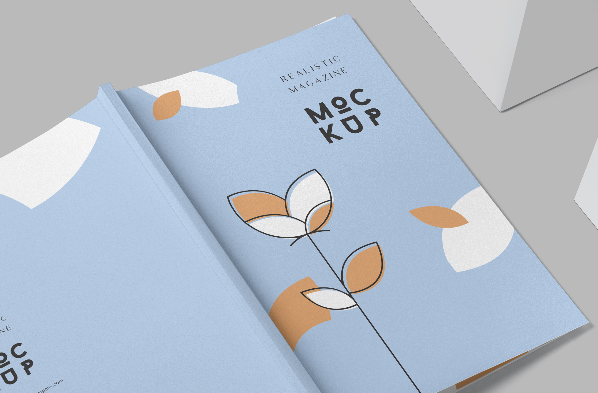 A4 magazine PSD