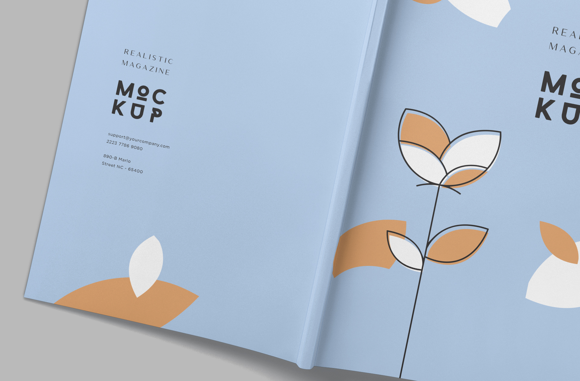 advertising magazine PSD