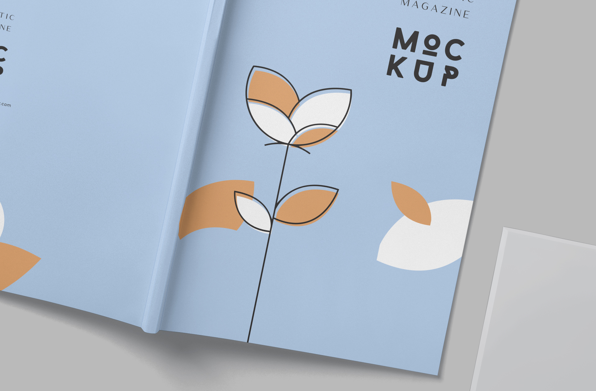 advertising magazine PSD