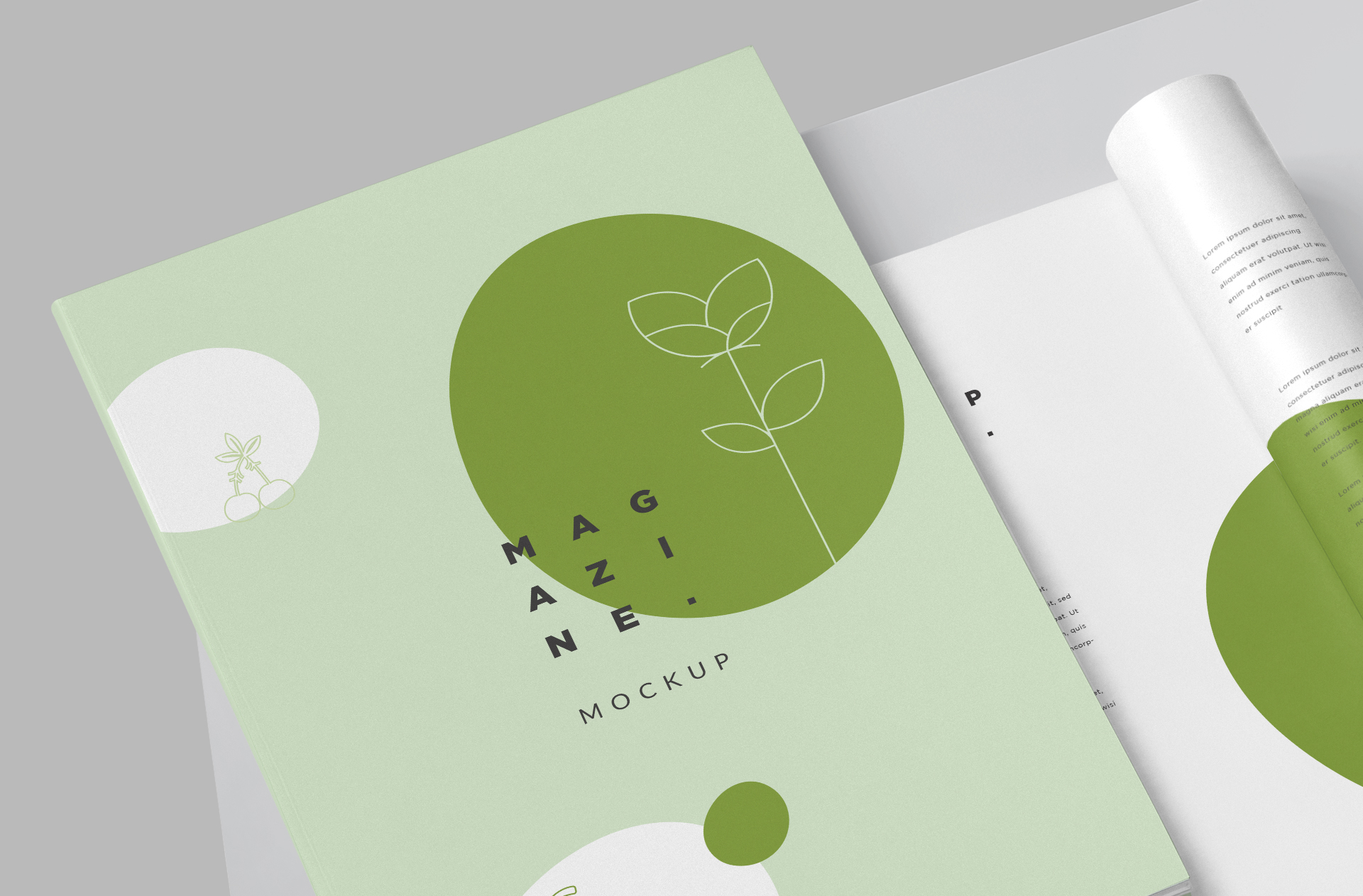 A4 magazine PSD