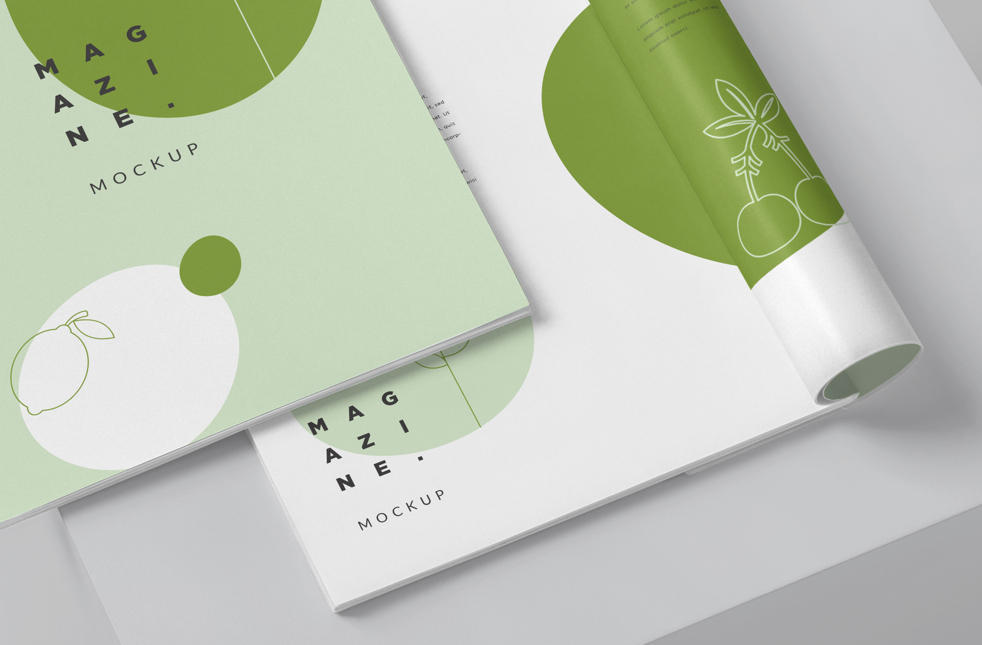 A4 magazine PSD