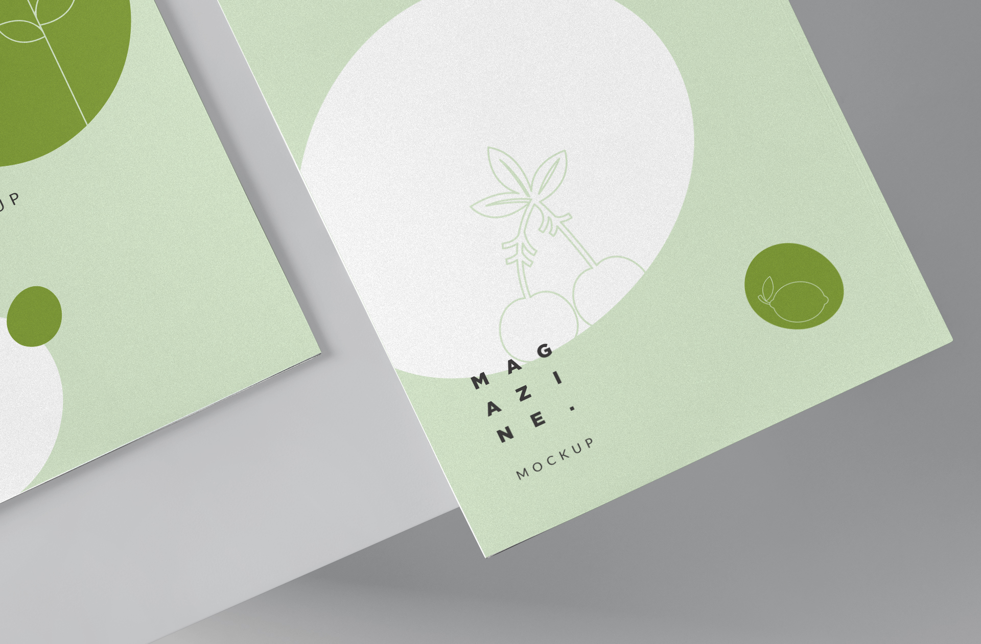 advertising magazine mockup
