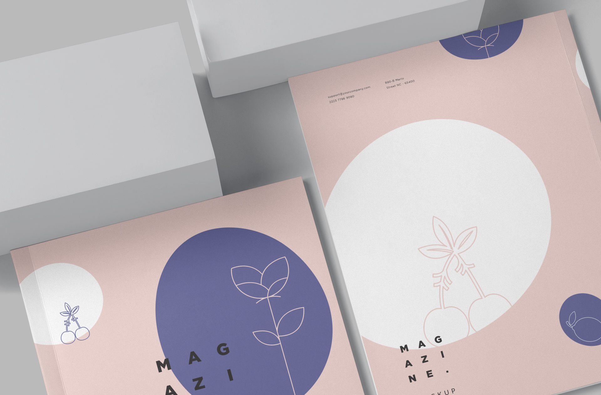 A4 magazine PSD