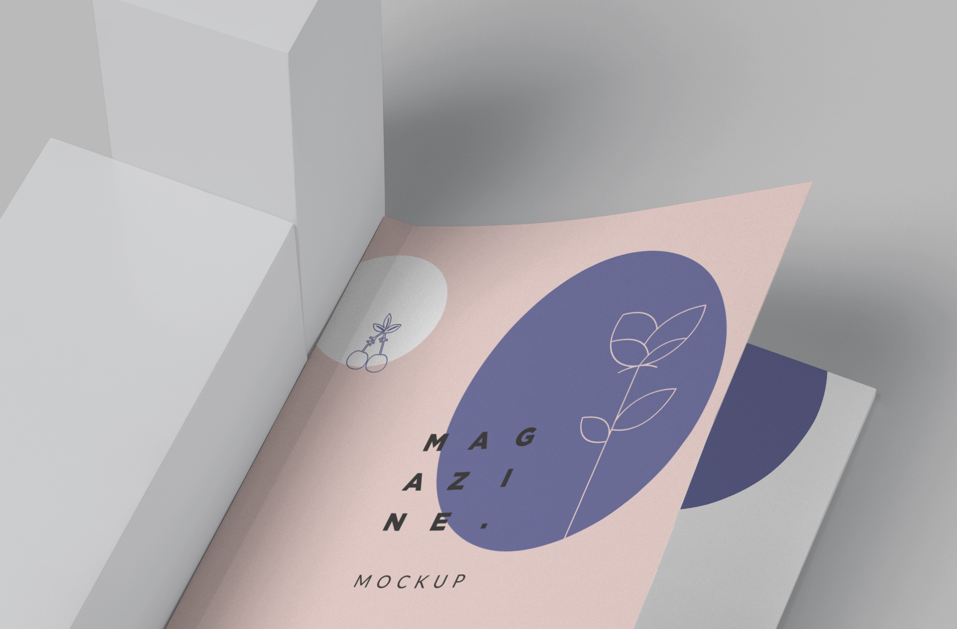 advertising magazine mockup