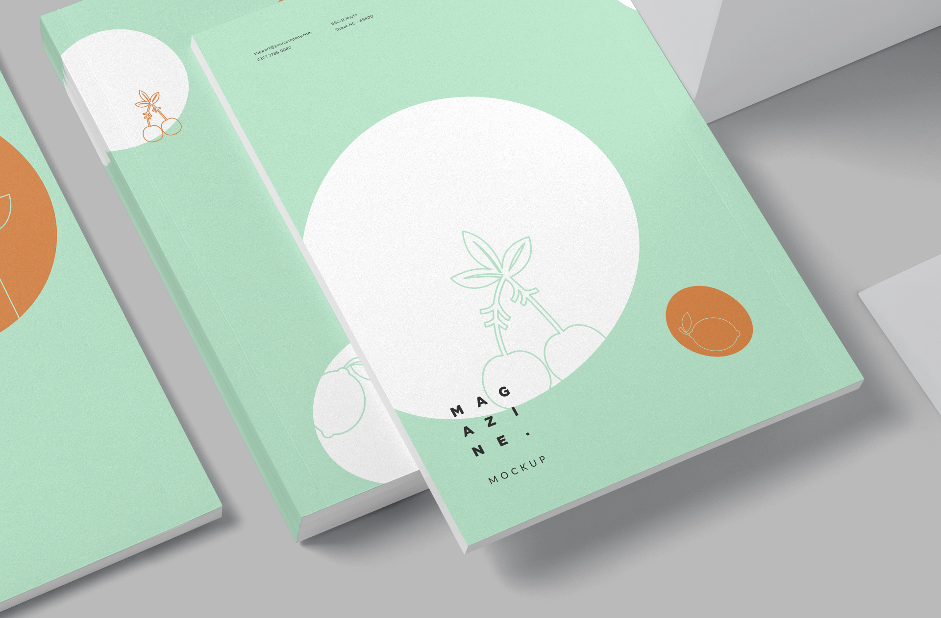 A4 magazine PSD