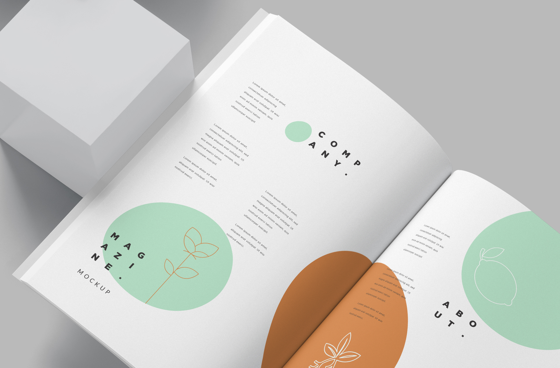 A4 magazine template