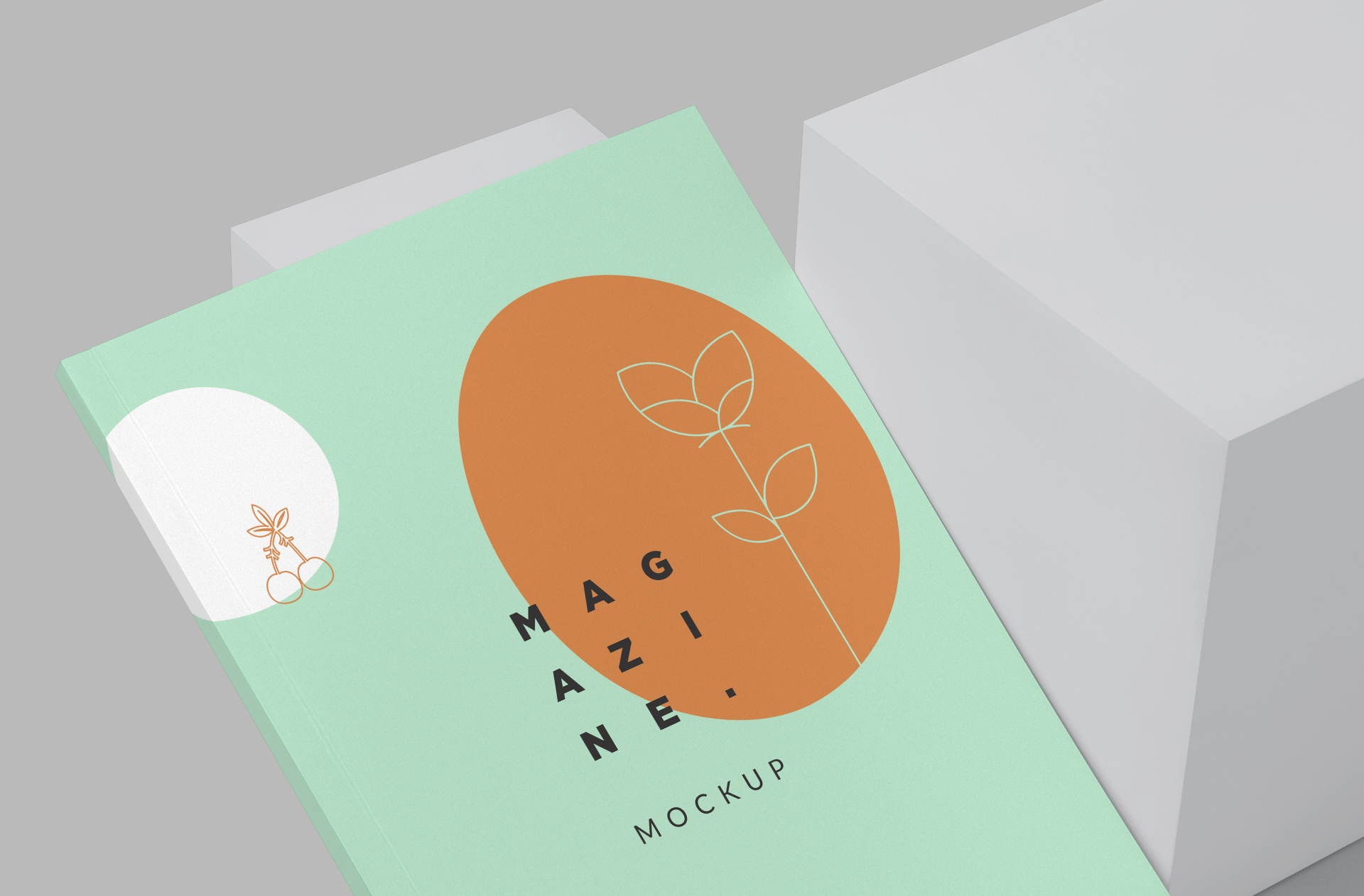 advertising magazine mockup