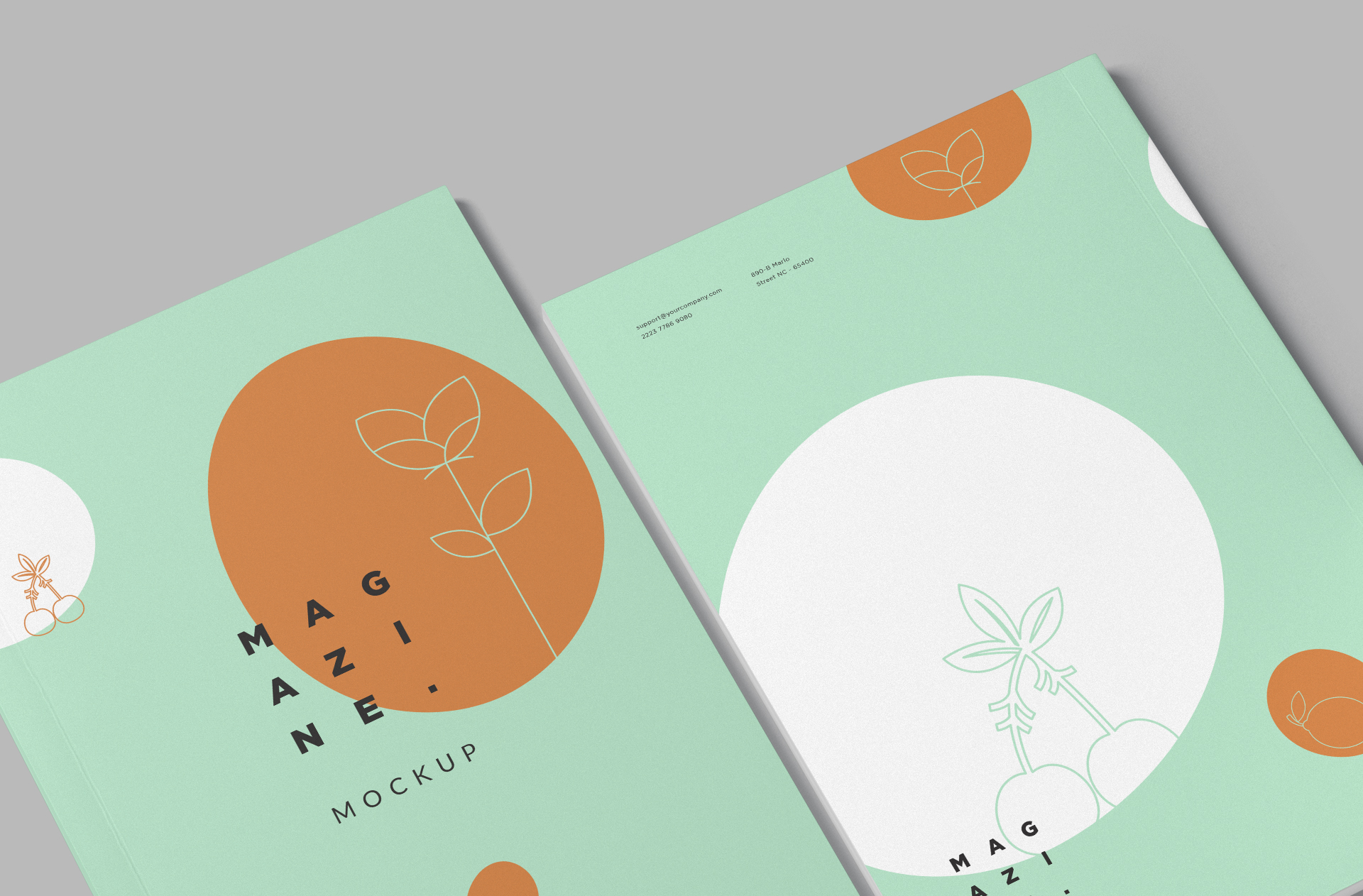 advertising magazine PSD