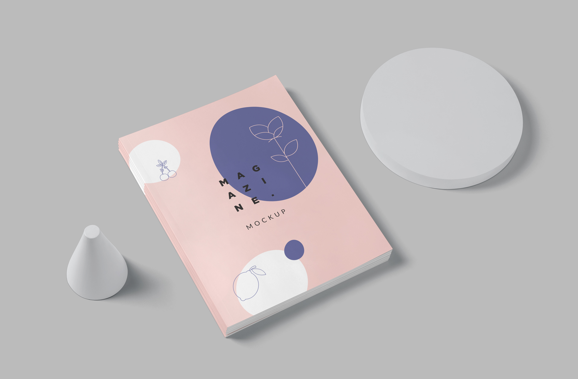 Elegant A4 Magazine Mockup for Branding and Marketing