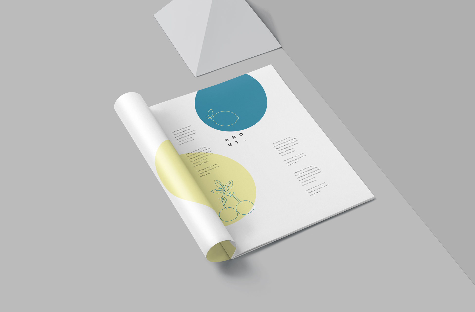 Elegant A4 Magazine Mockup for Editorial and Branding