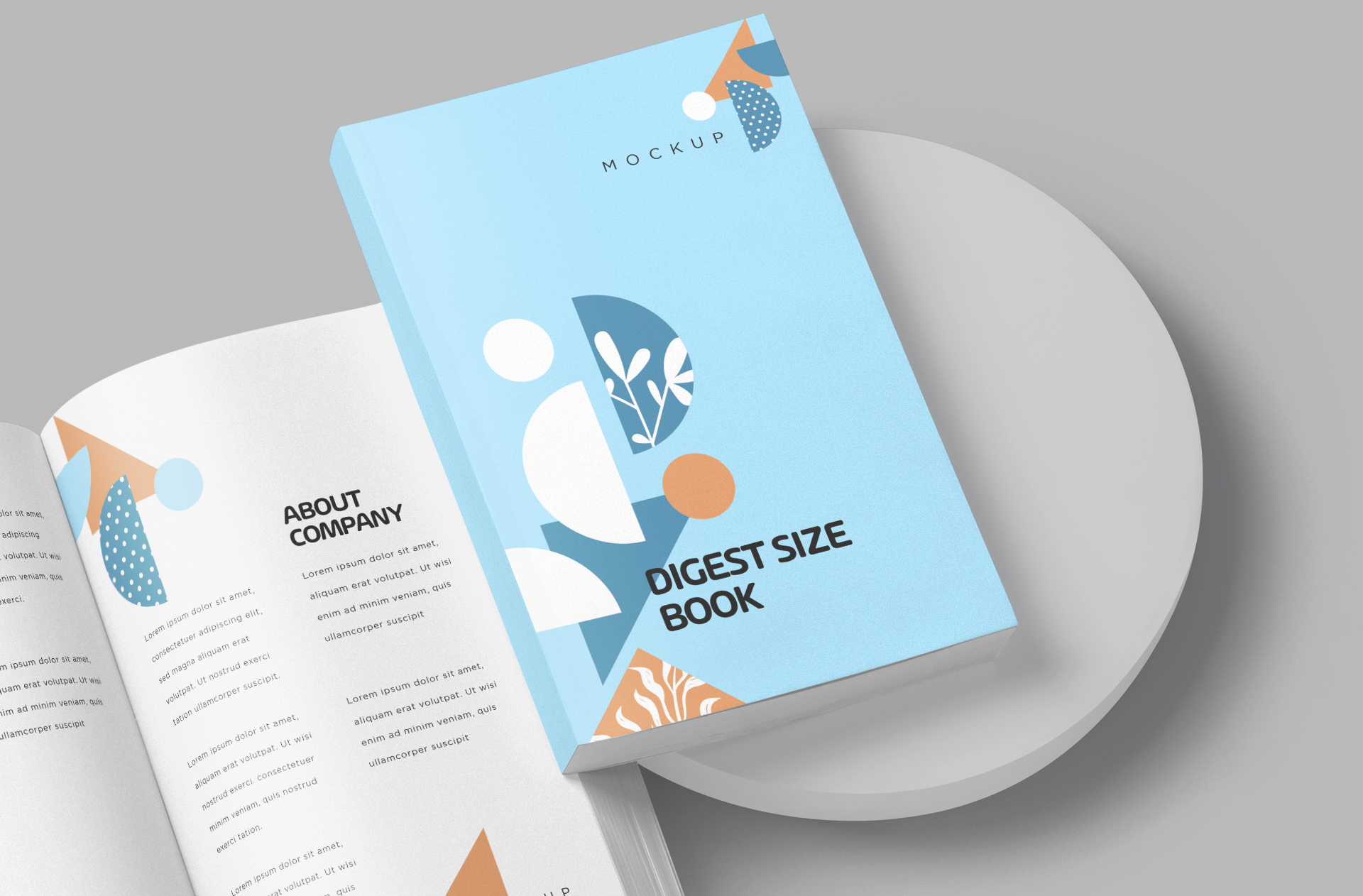 book branding mockup