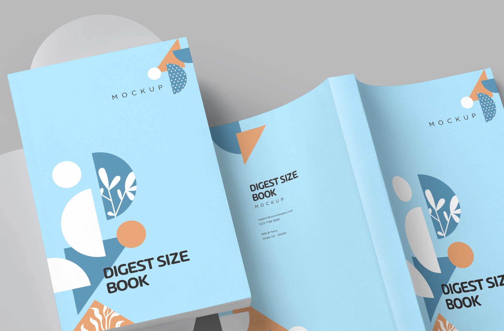 book branding mockup