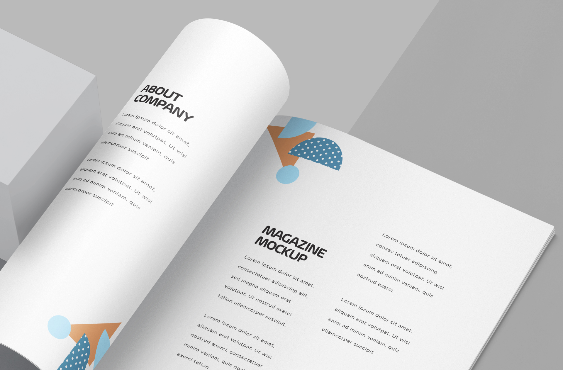A4 print mockup