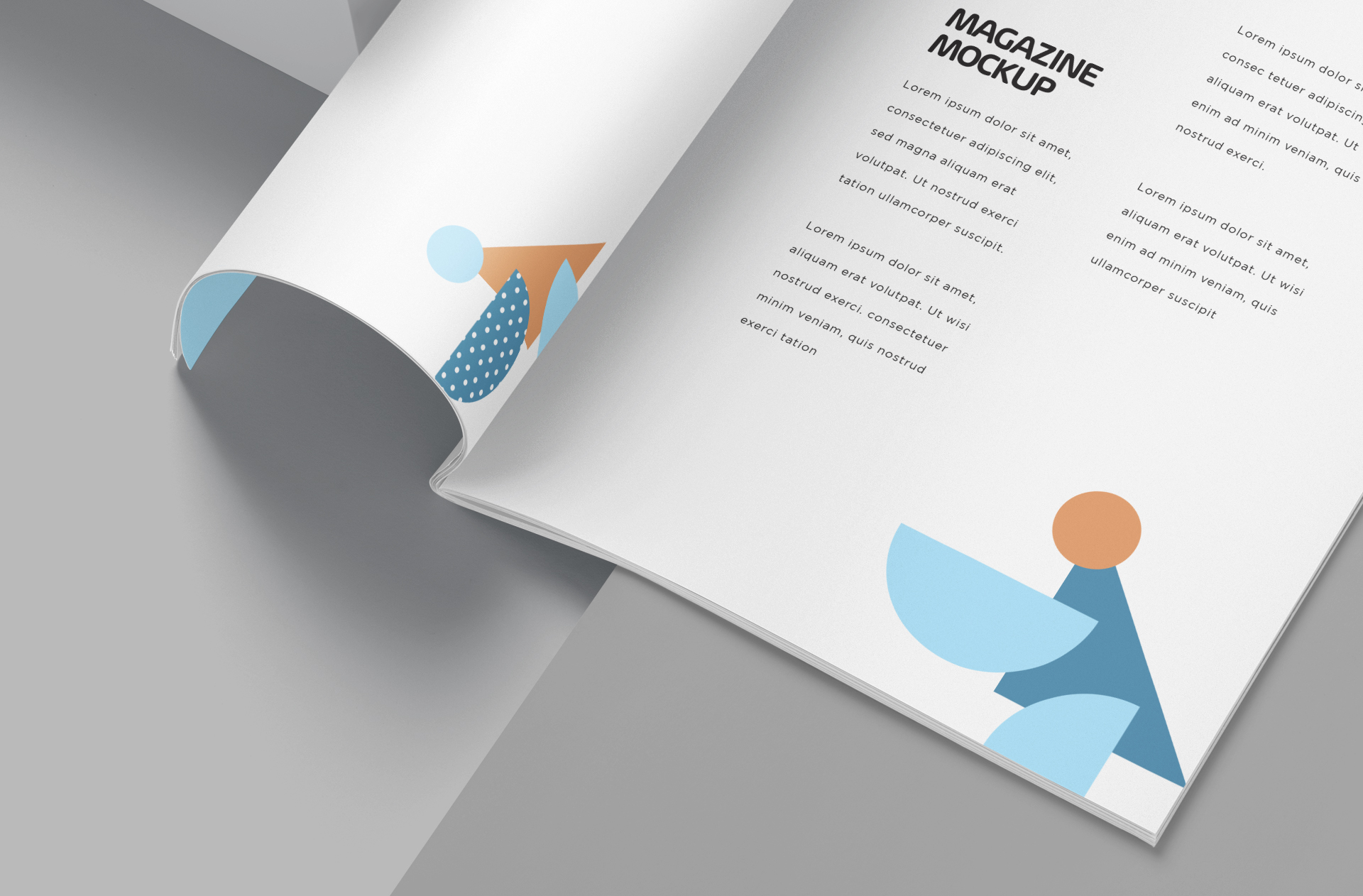 A4 print mockup