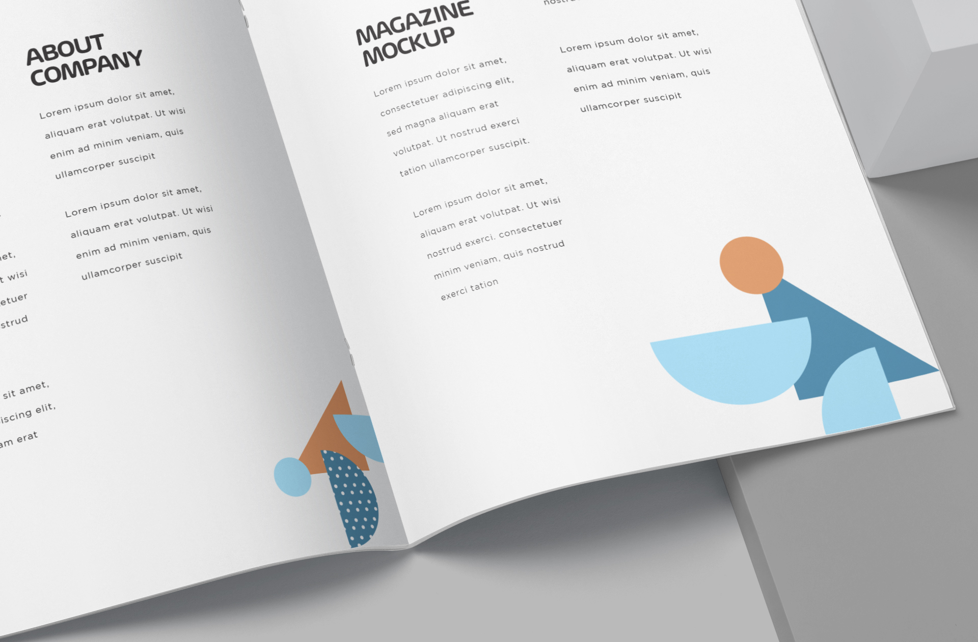 A4 branding mockup