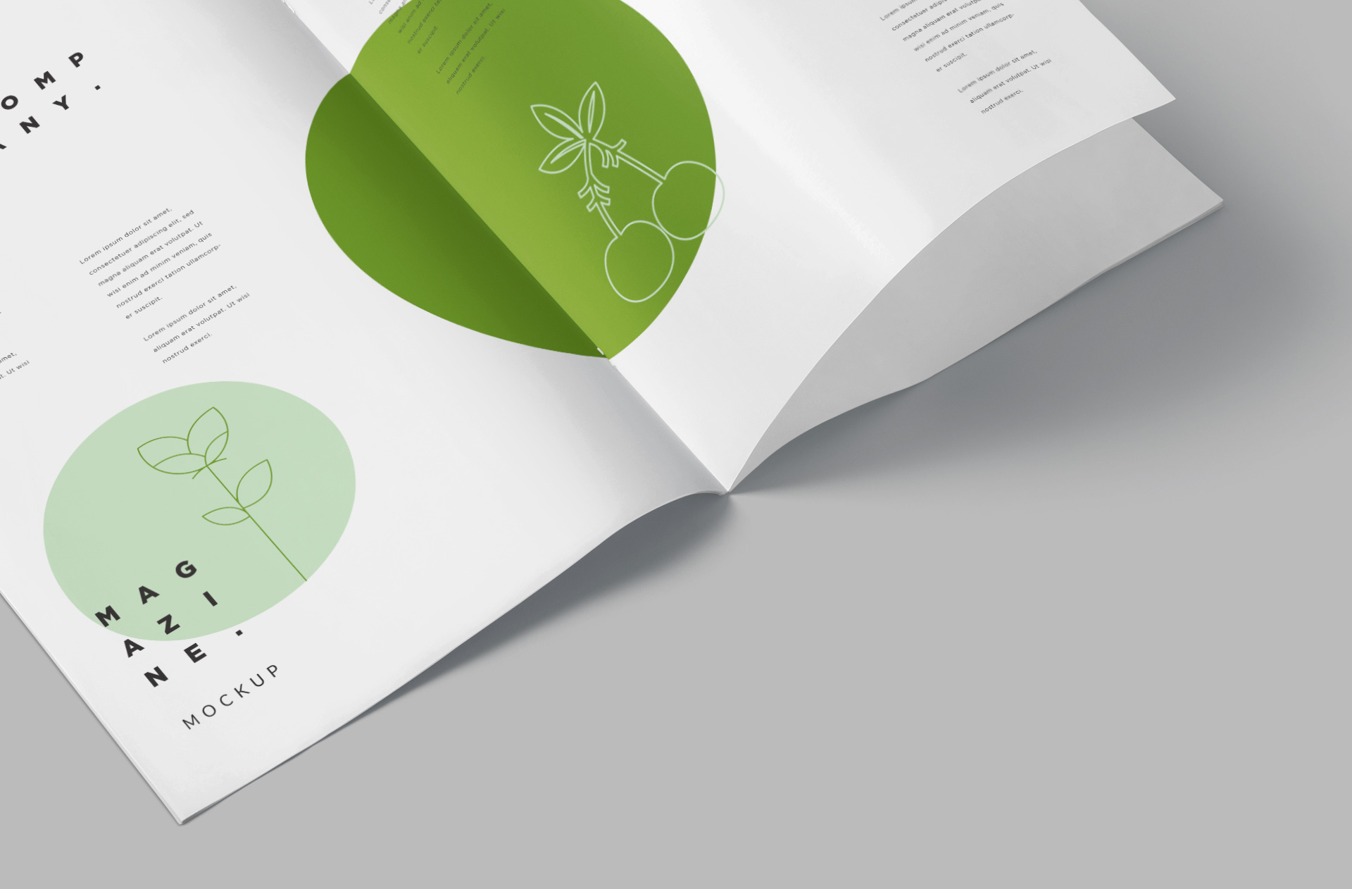 advertising magazine layout