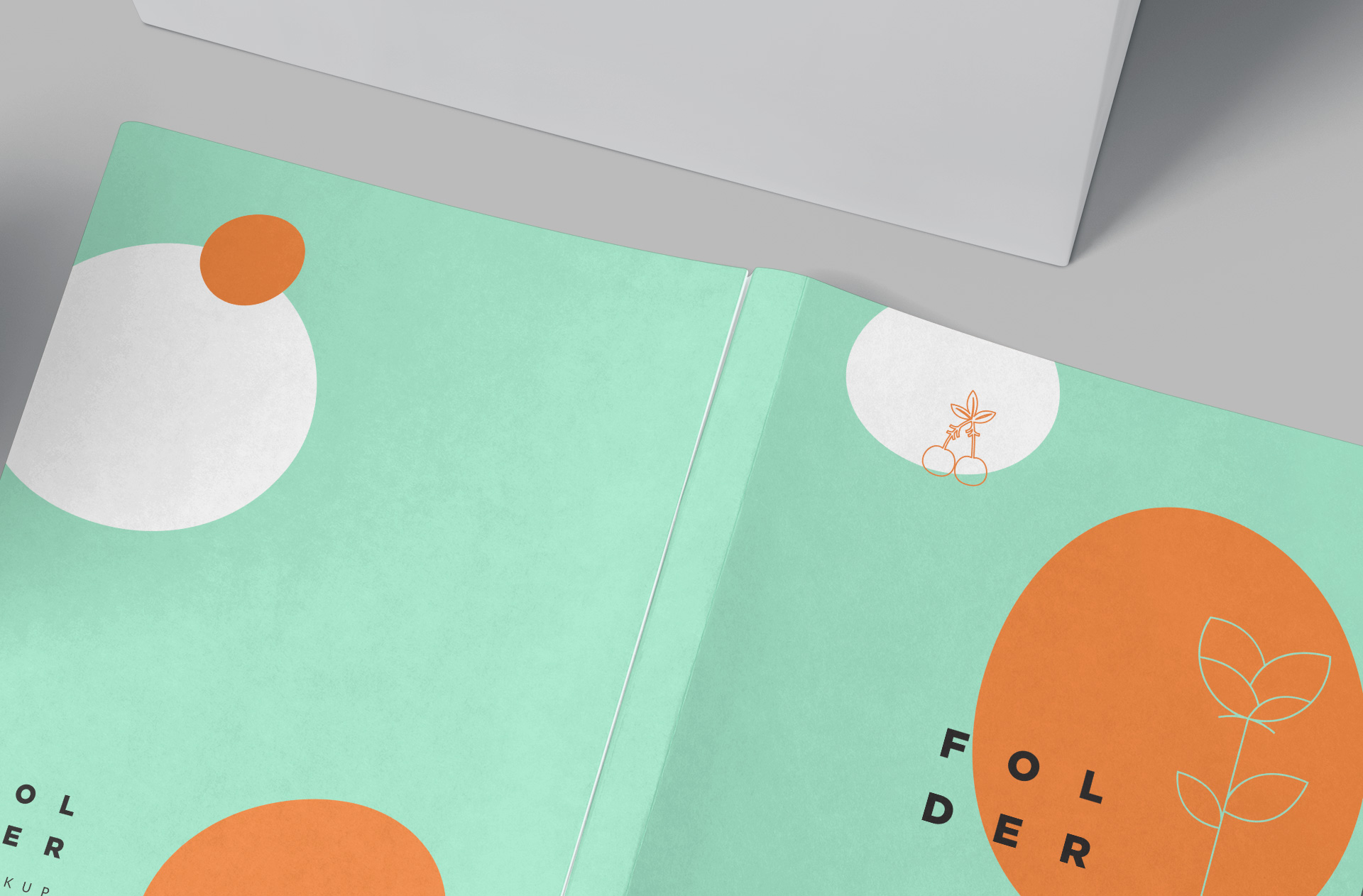 branding folder mockup