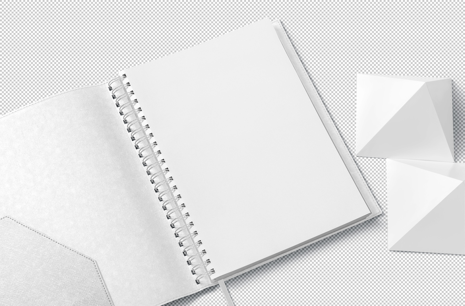 high-resolution notebook template