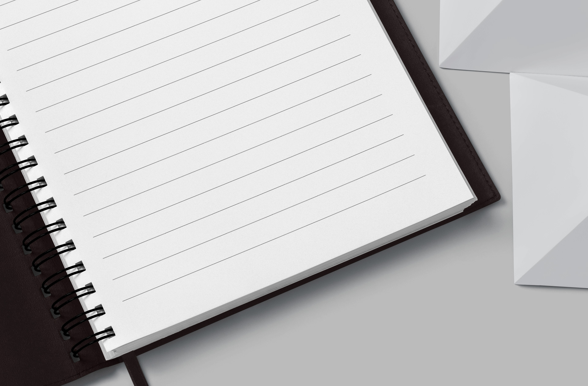 high-resolution notebook template