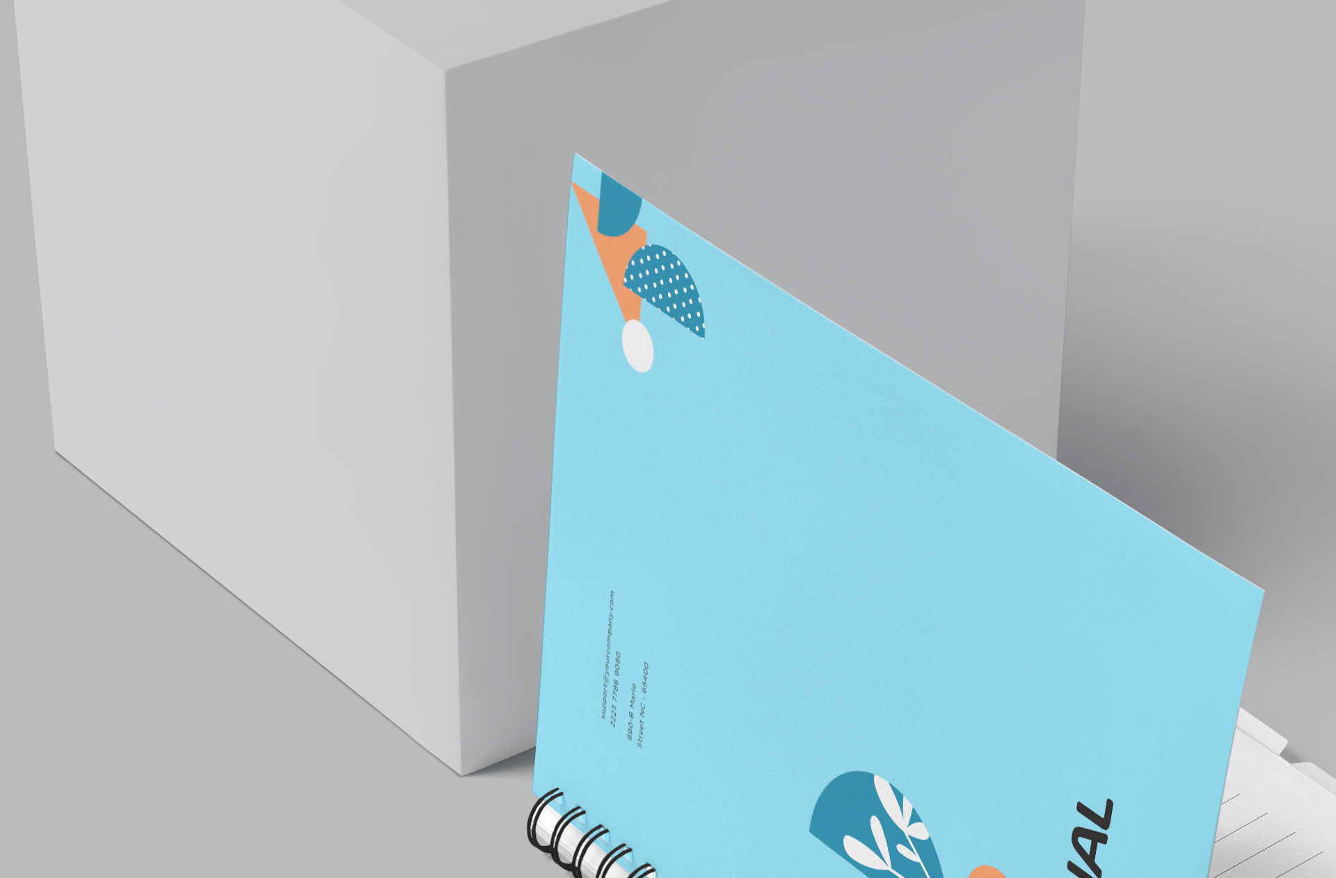 corporate branding notebook